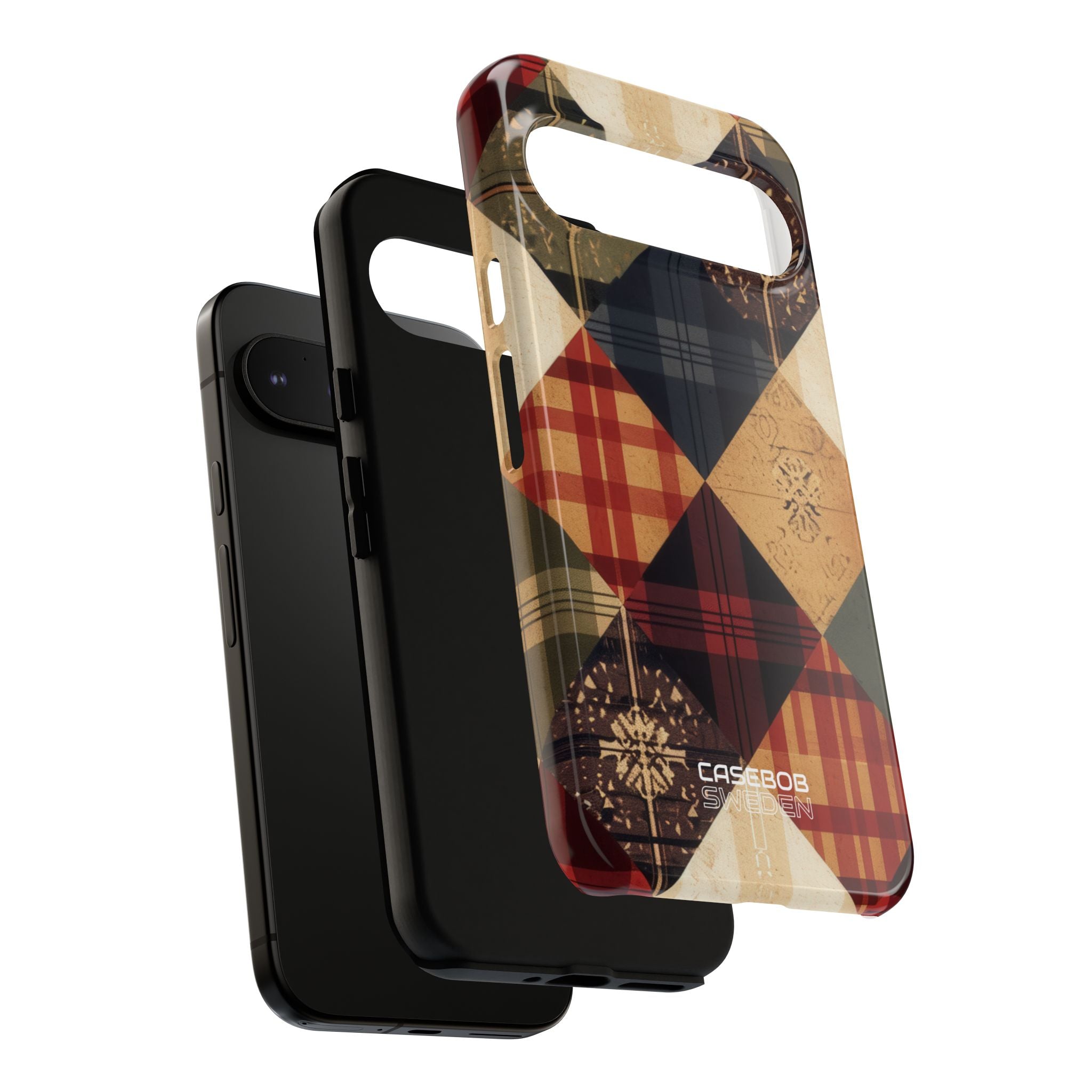 Rustic Quilt Charm Google Pixel 9 - Tough