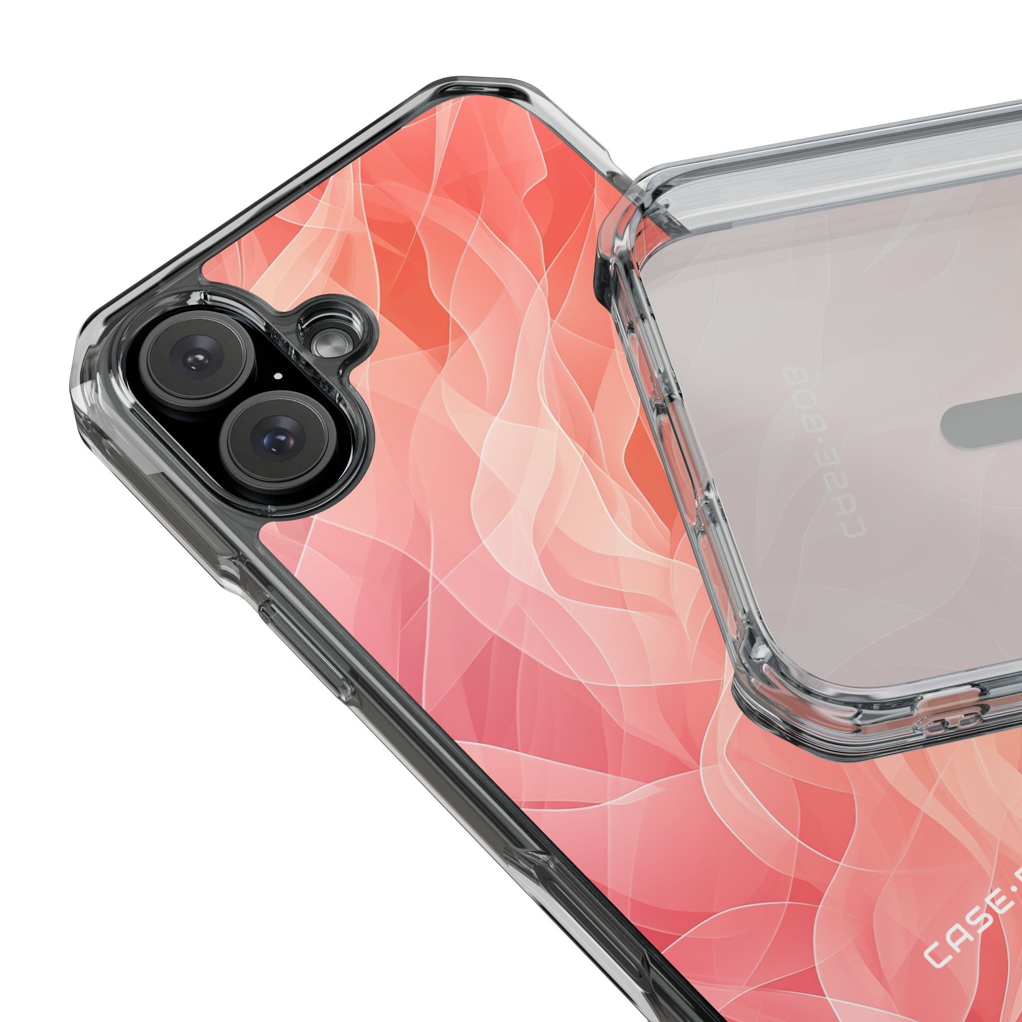 Peach Wave Drift iPhone 16 Plus Case - Impact