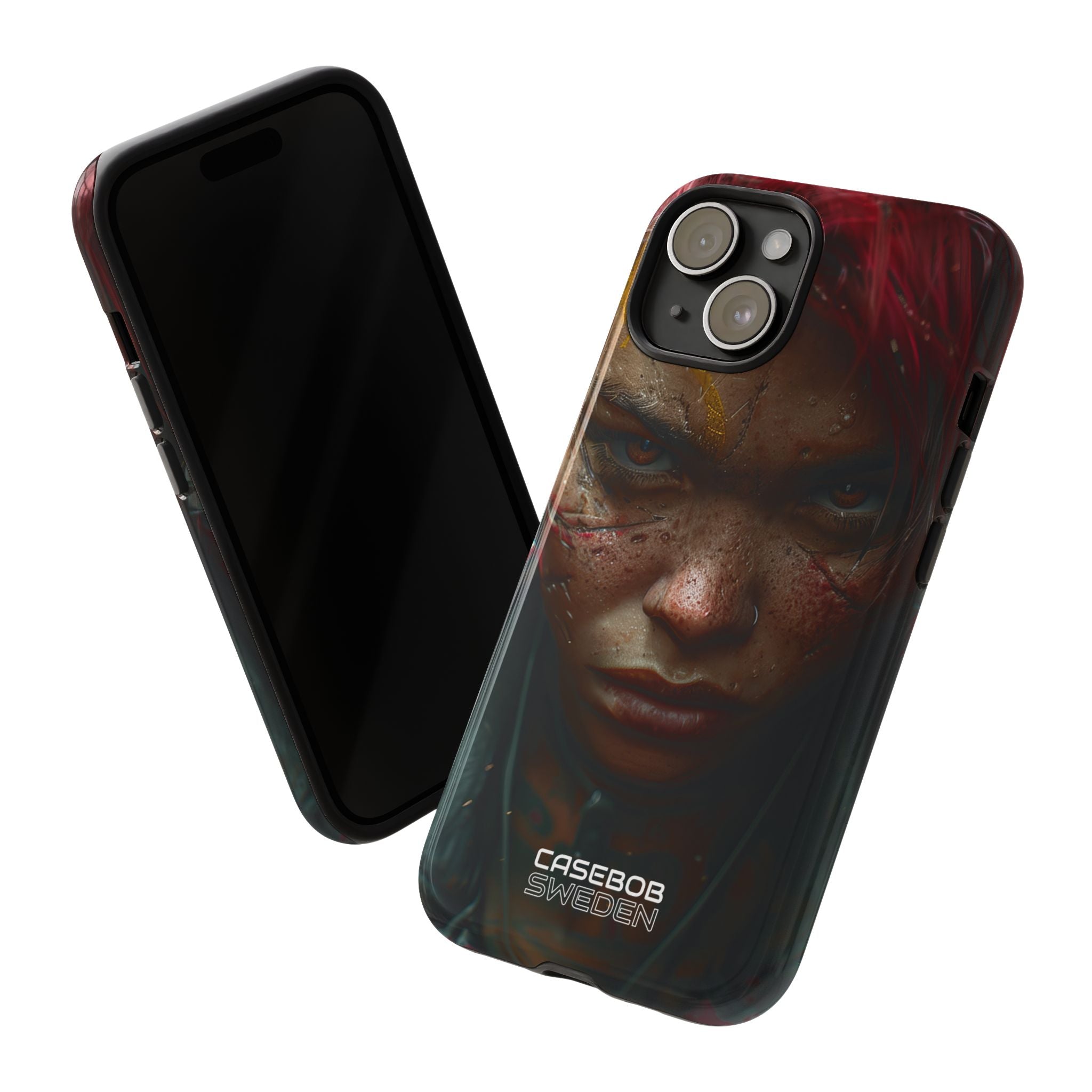 Ritratto Ribelle Cyberpunk iPhone 15 - Tough