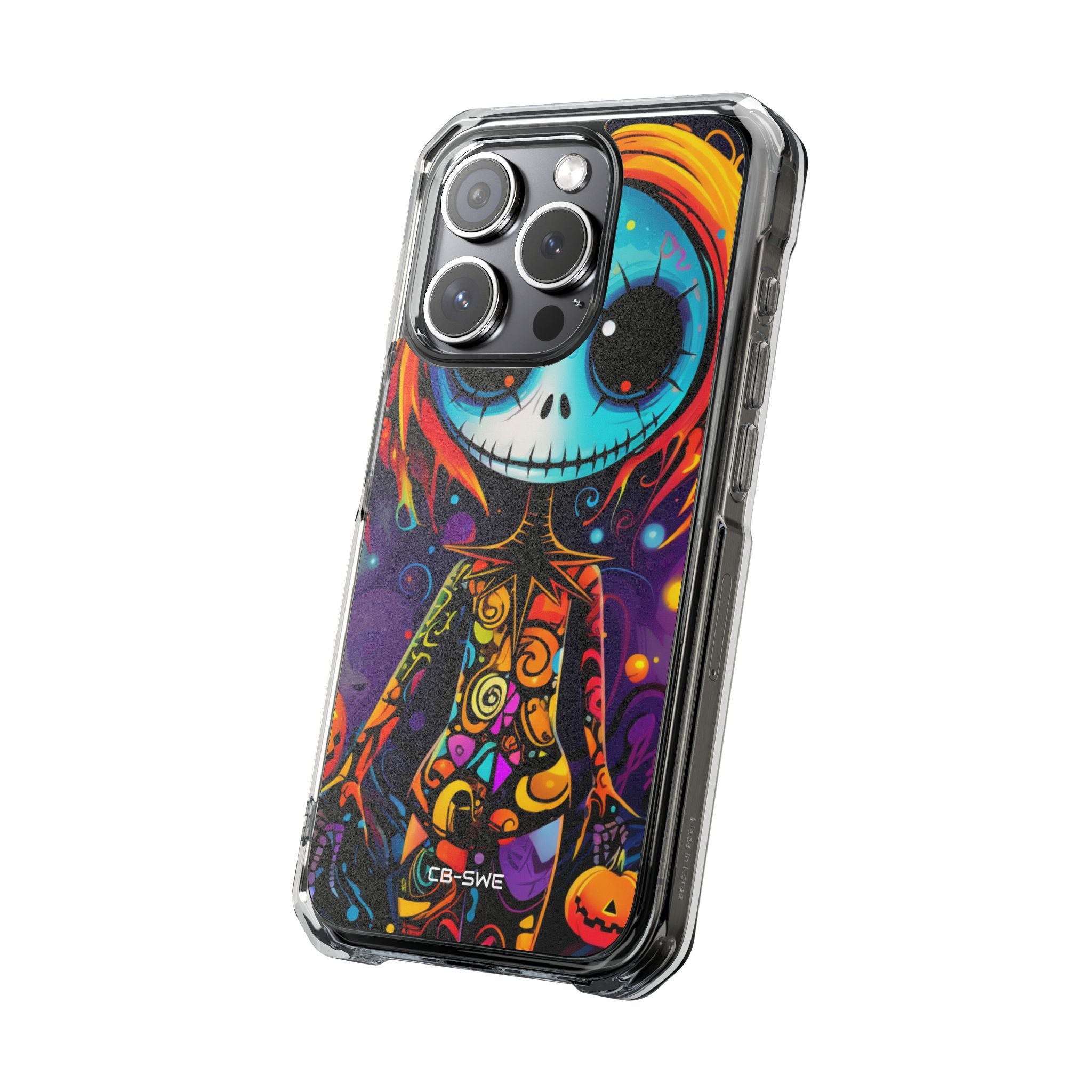 Skeletal Figure Laughs iPhone Case - Impact