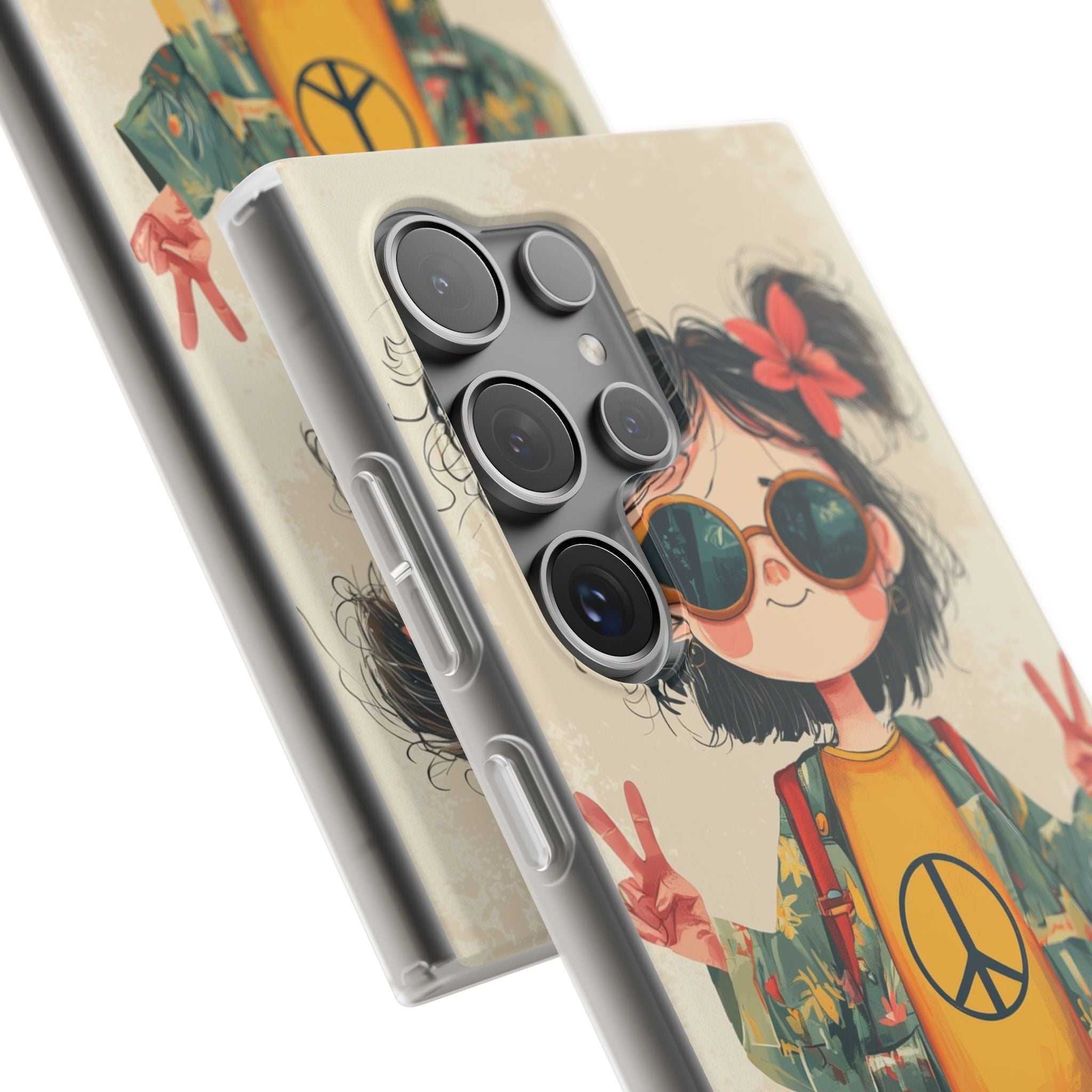 Peace Pigtails Samsung S24 Ultra Case - Soft