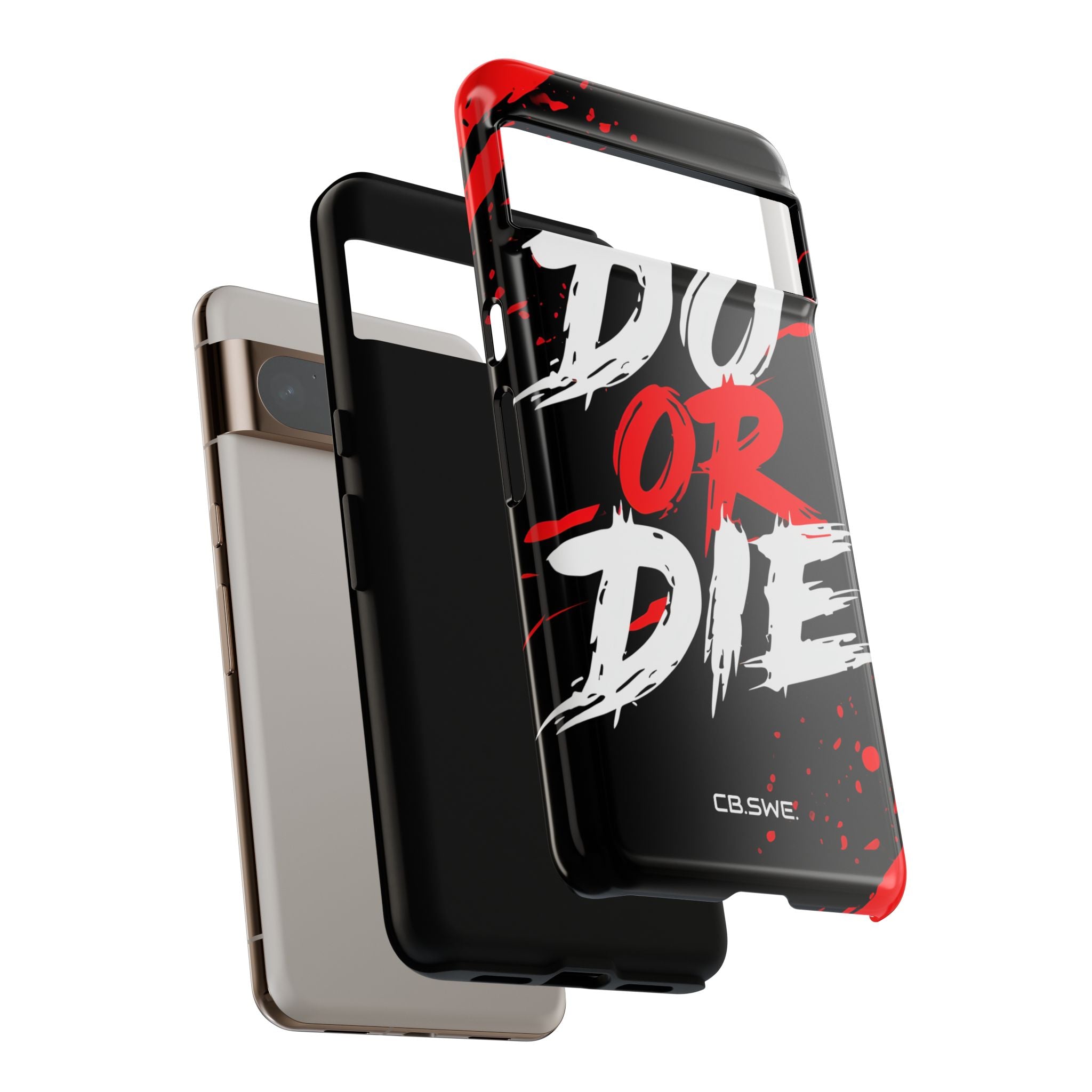 Red White Do or Die Motivational Google Pixel 8 - Tough