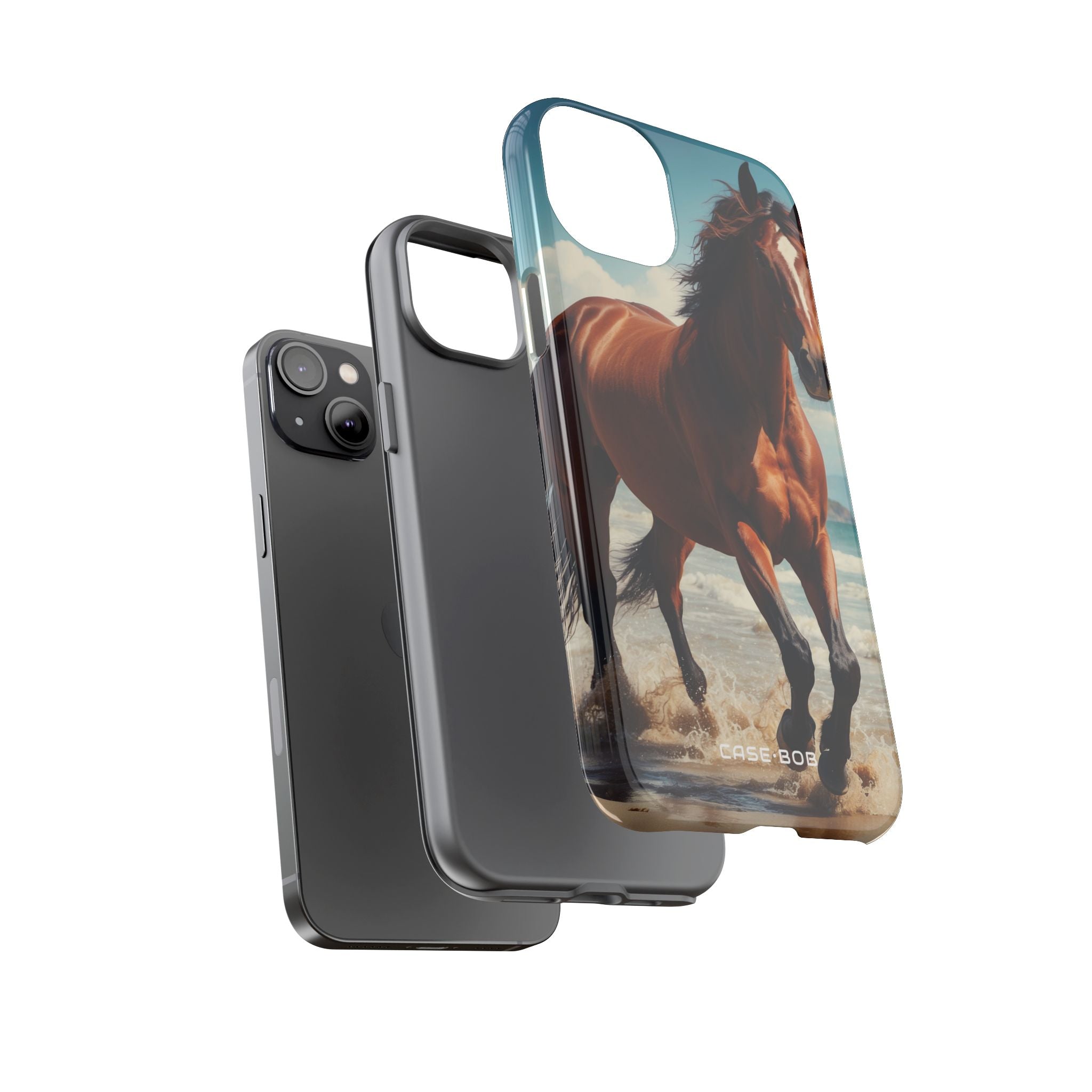 Blazing Horse iPhone 14 Plus Case - Tough