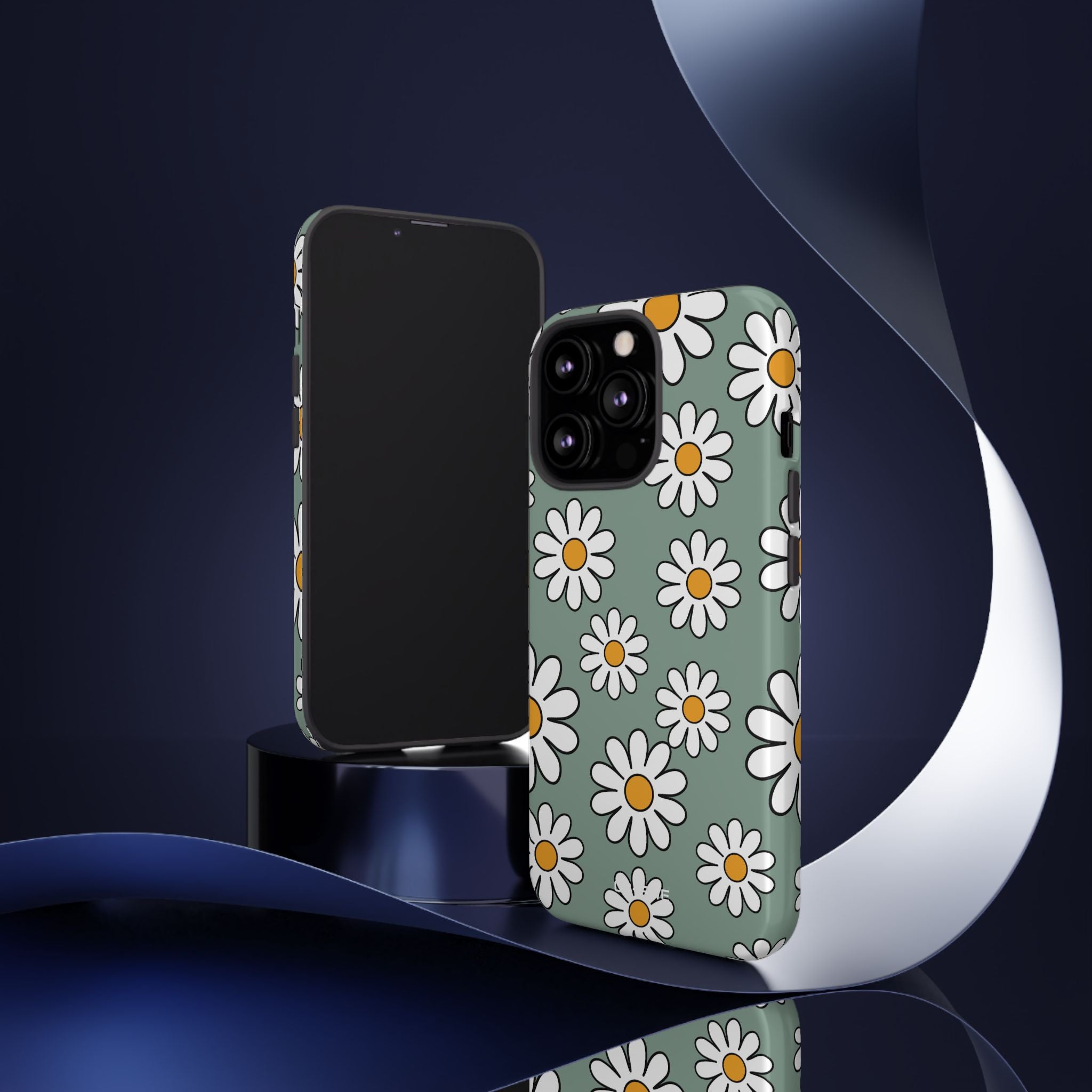 Daisies Dance Playfully - iPhone Case