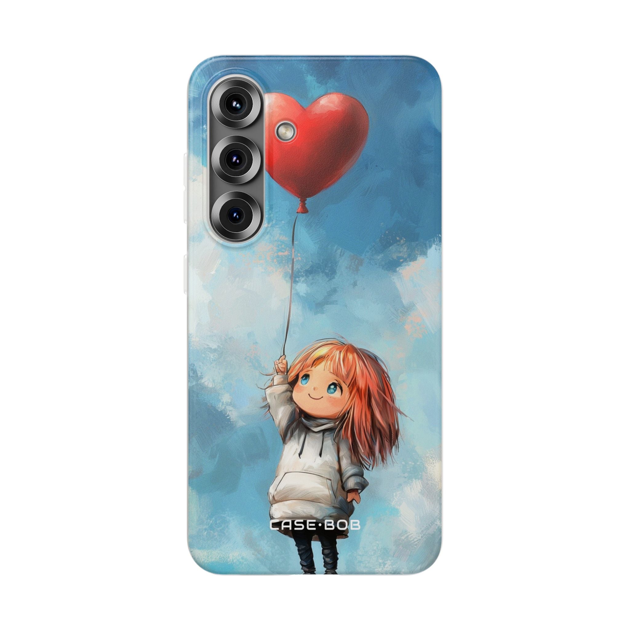 Heart Balloon Whimsy Samsung S25 Case - Soft