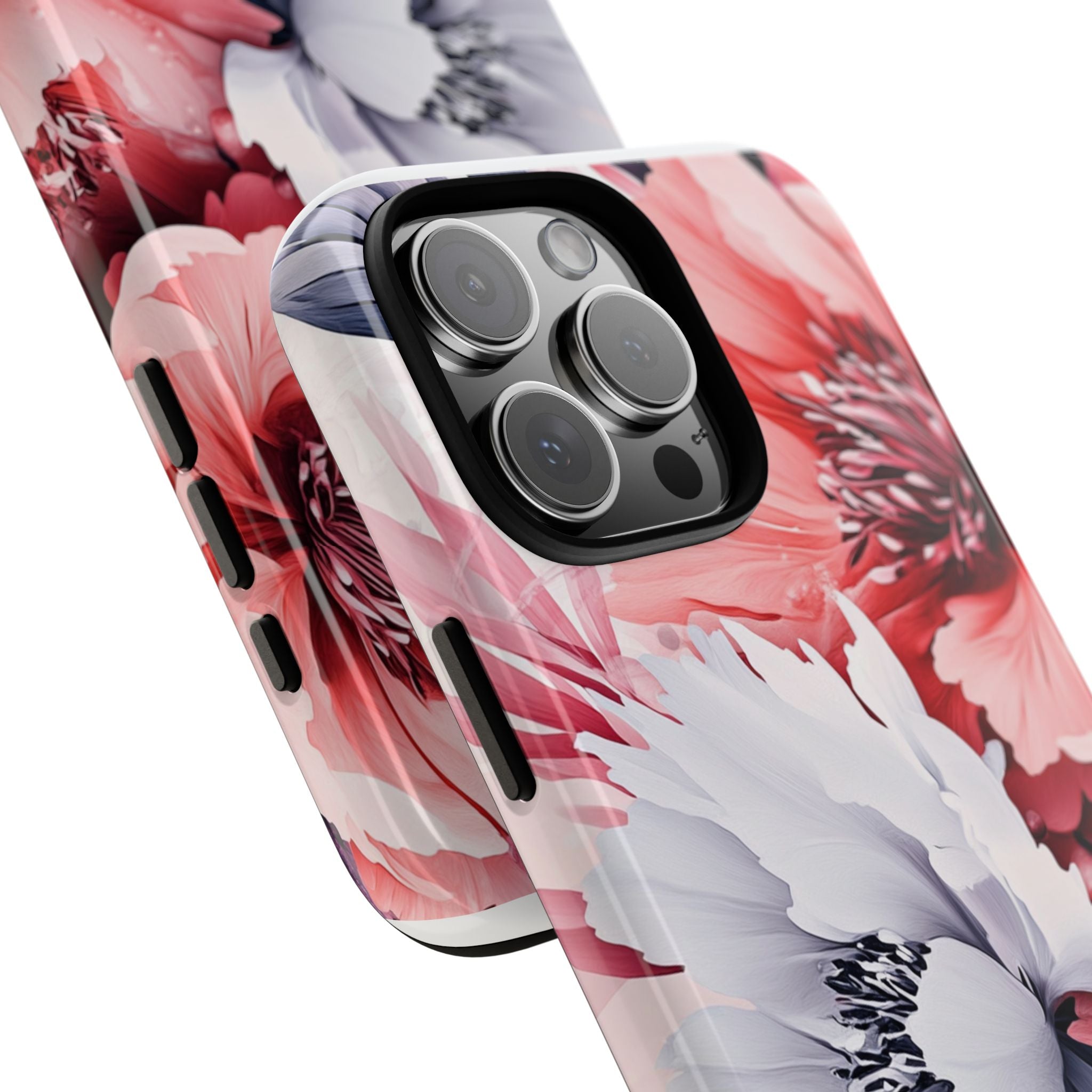 Coral Bloom iPhone 16 Pro Max Case - Tough