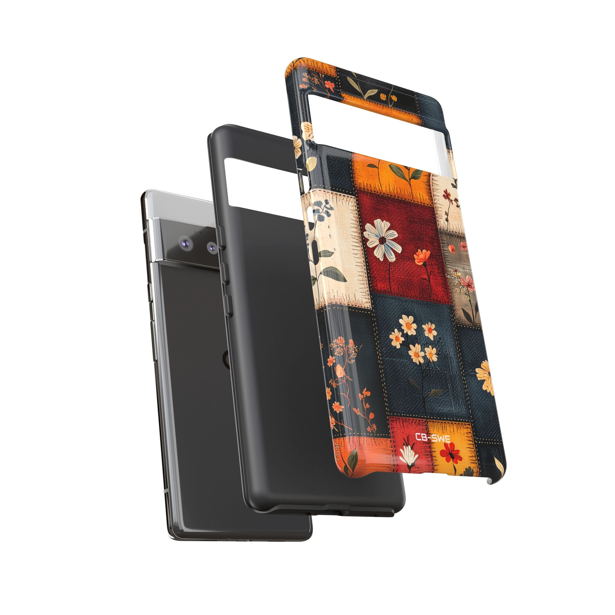 Floral Patches Bloom - Google Pixel Case