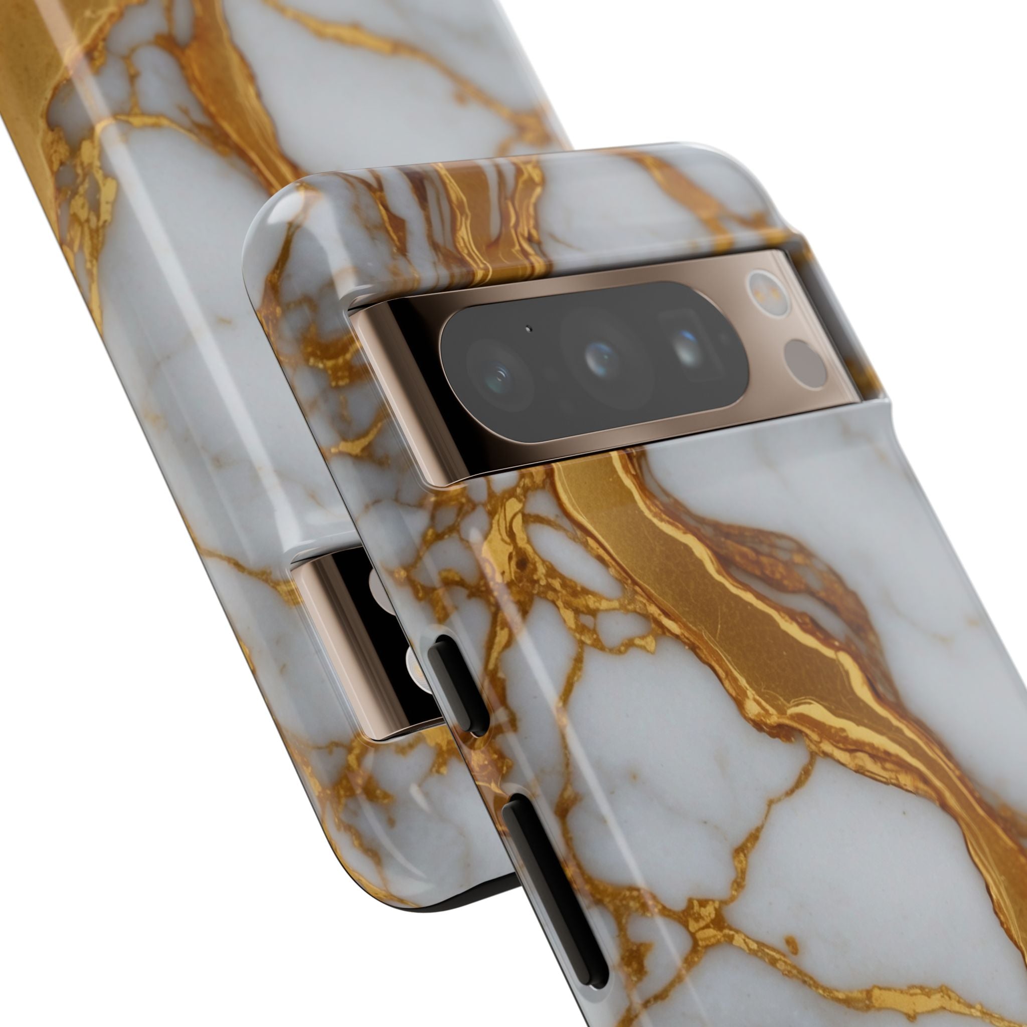 Golden Veins Flow - Google Pixel Case