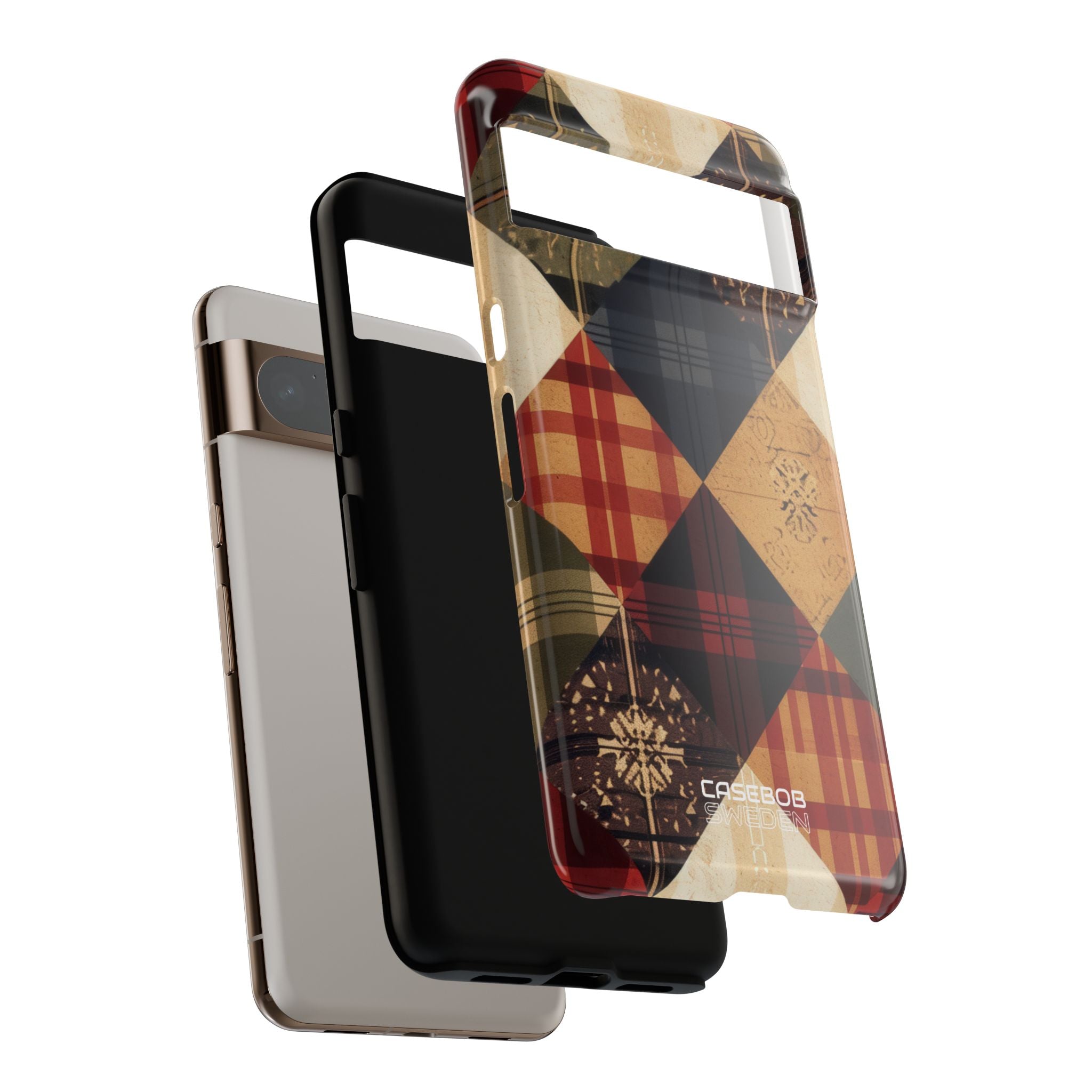 Rustic Quilt Charm Google Pixel 8 - Tough