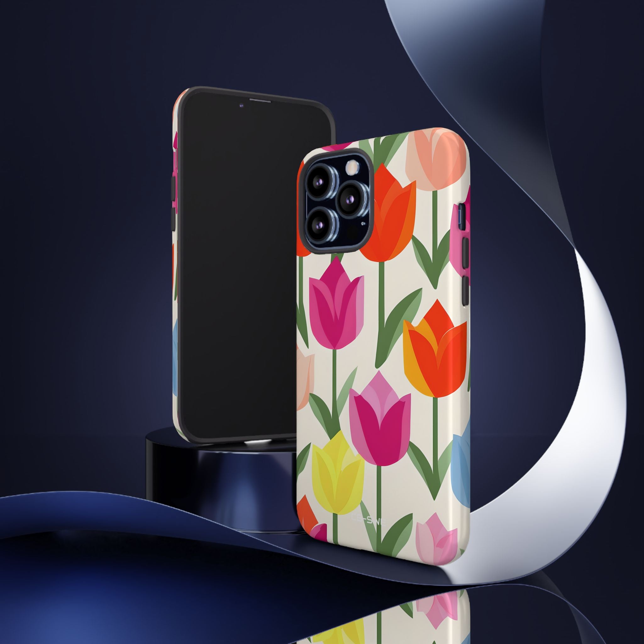 Vibrant Tulip Array - iPhone Case