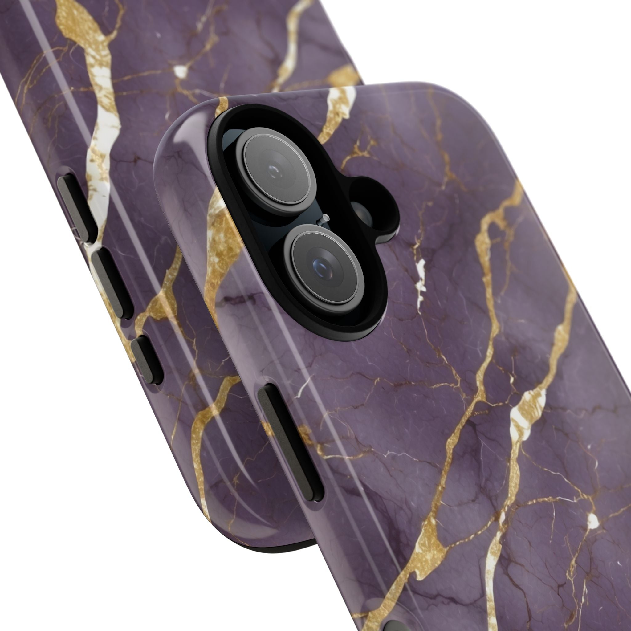 Golden Veins Flowing - iPhone Case
