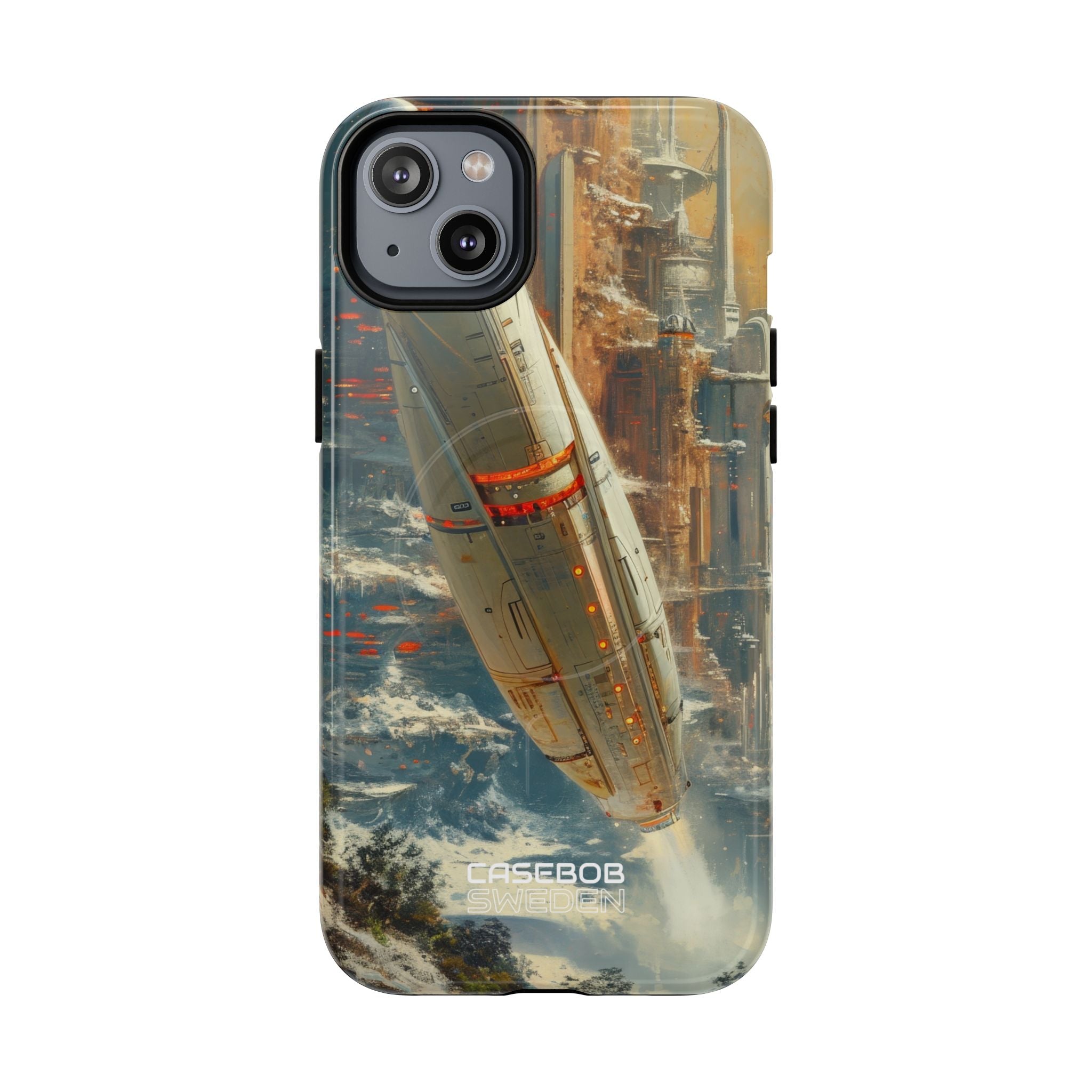 Futuristic Forest Voyage iPhone 14 - Tough+