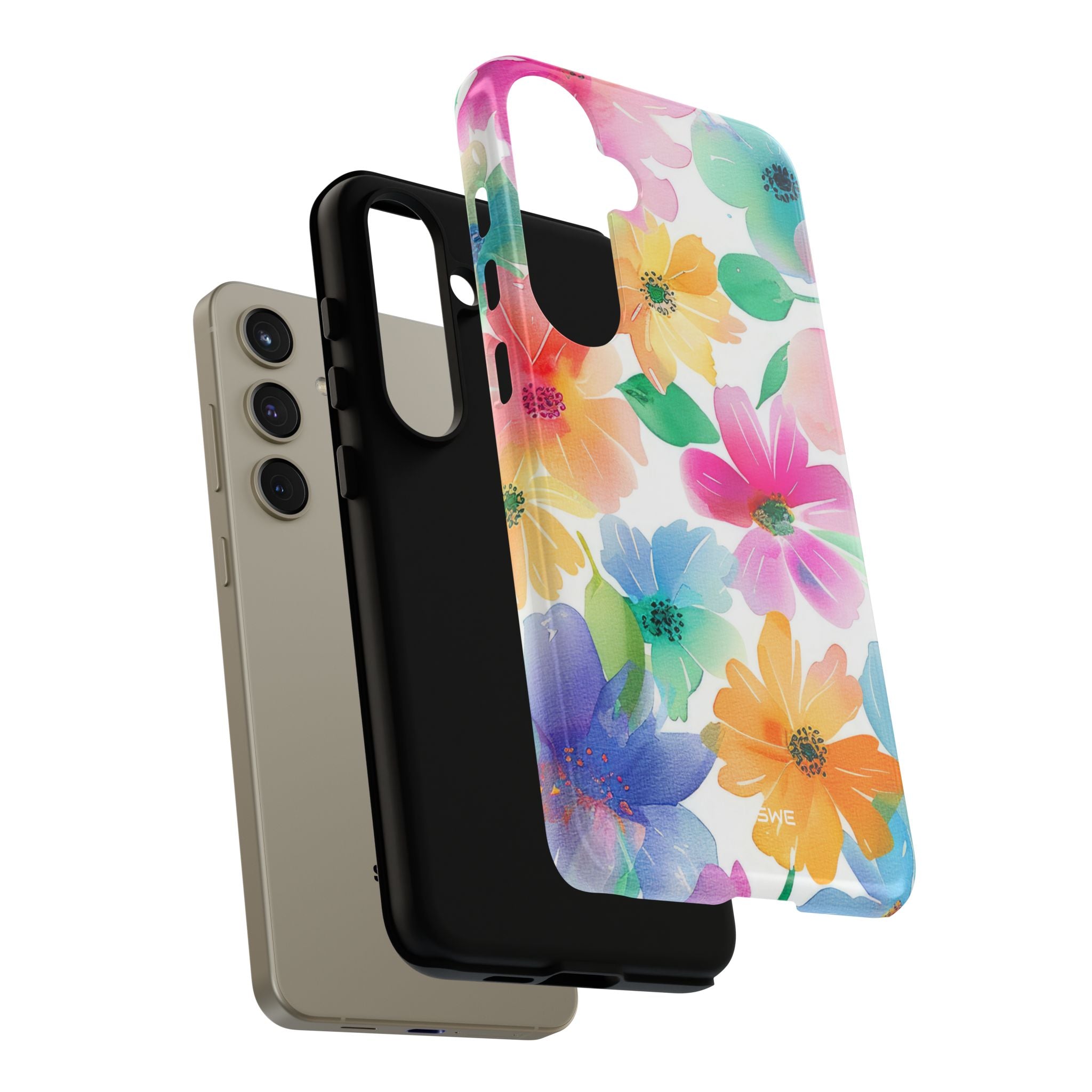 Vibrant Floral Impression - Samsung Case