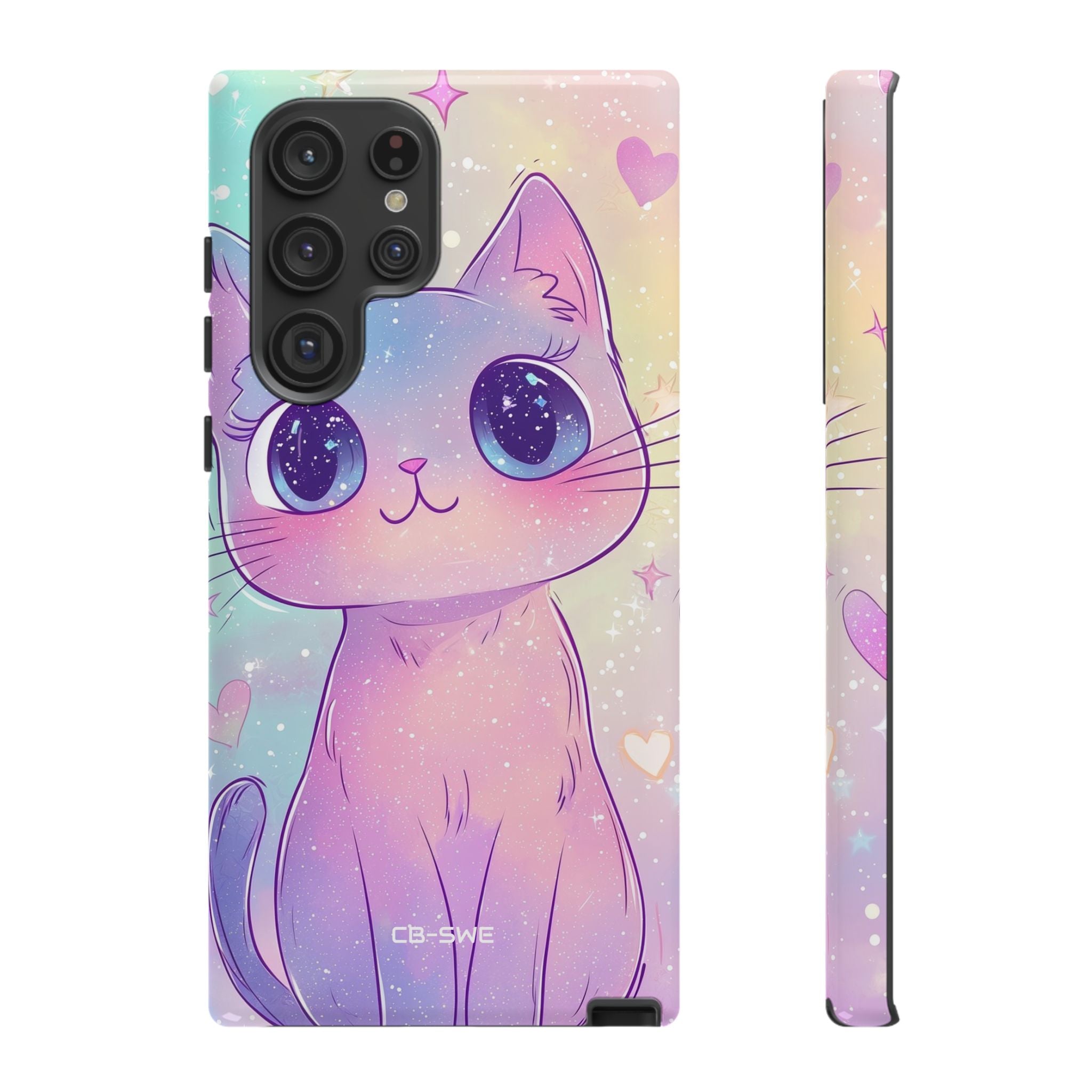 Sparkling Cat Smiles - Samsung Case