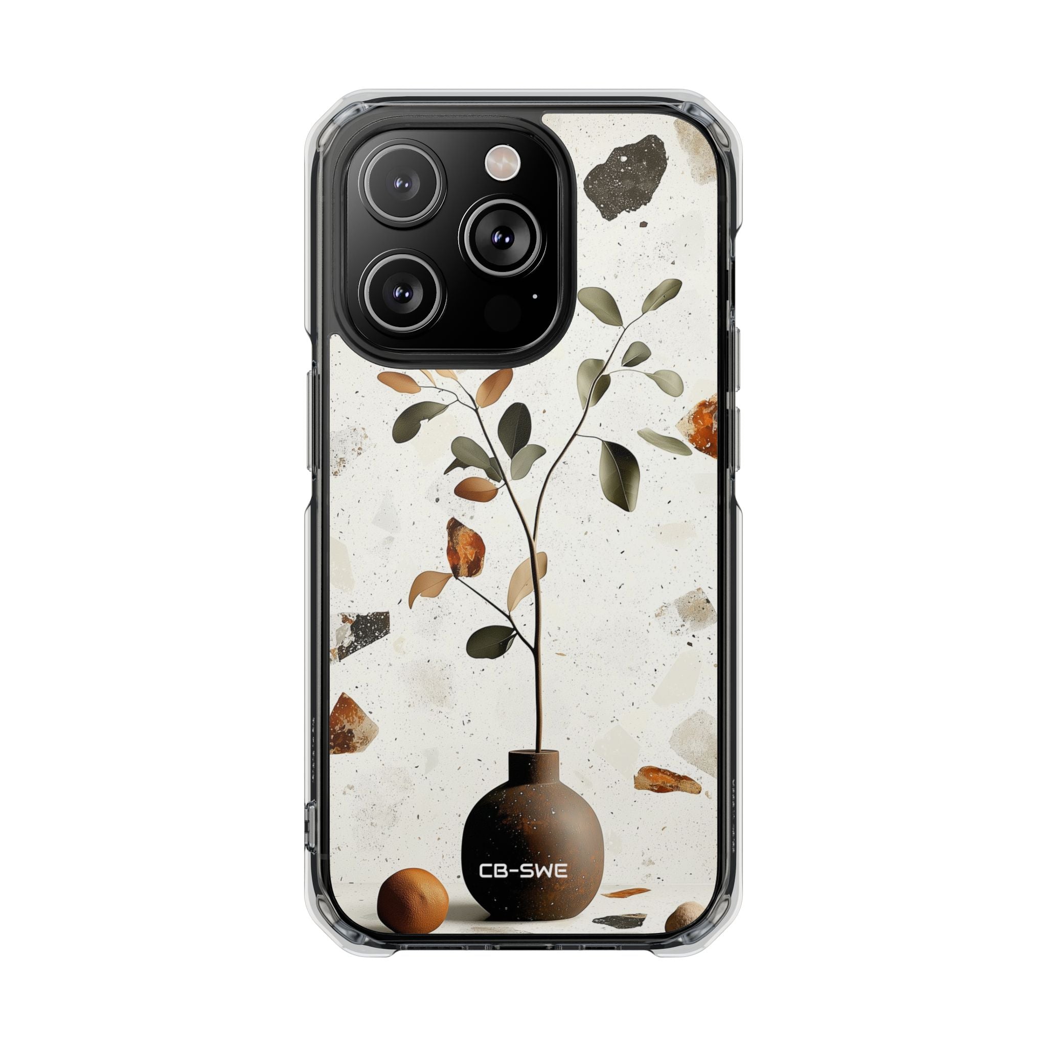 Vase Holds Leaves iPhone Case - Impact