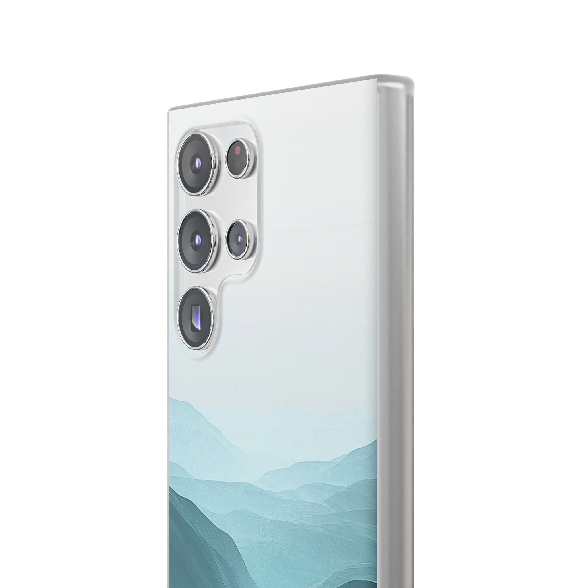 Teal Mist Mountains Samsung S23 Ultra Case - Soft