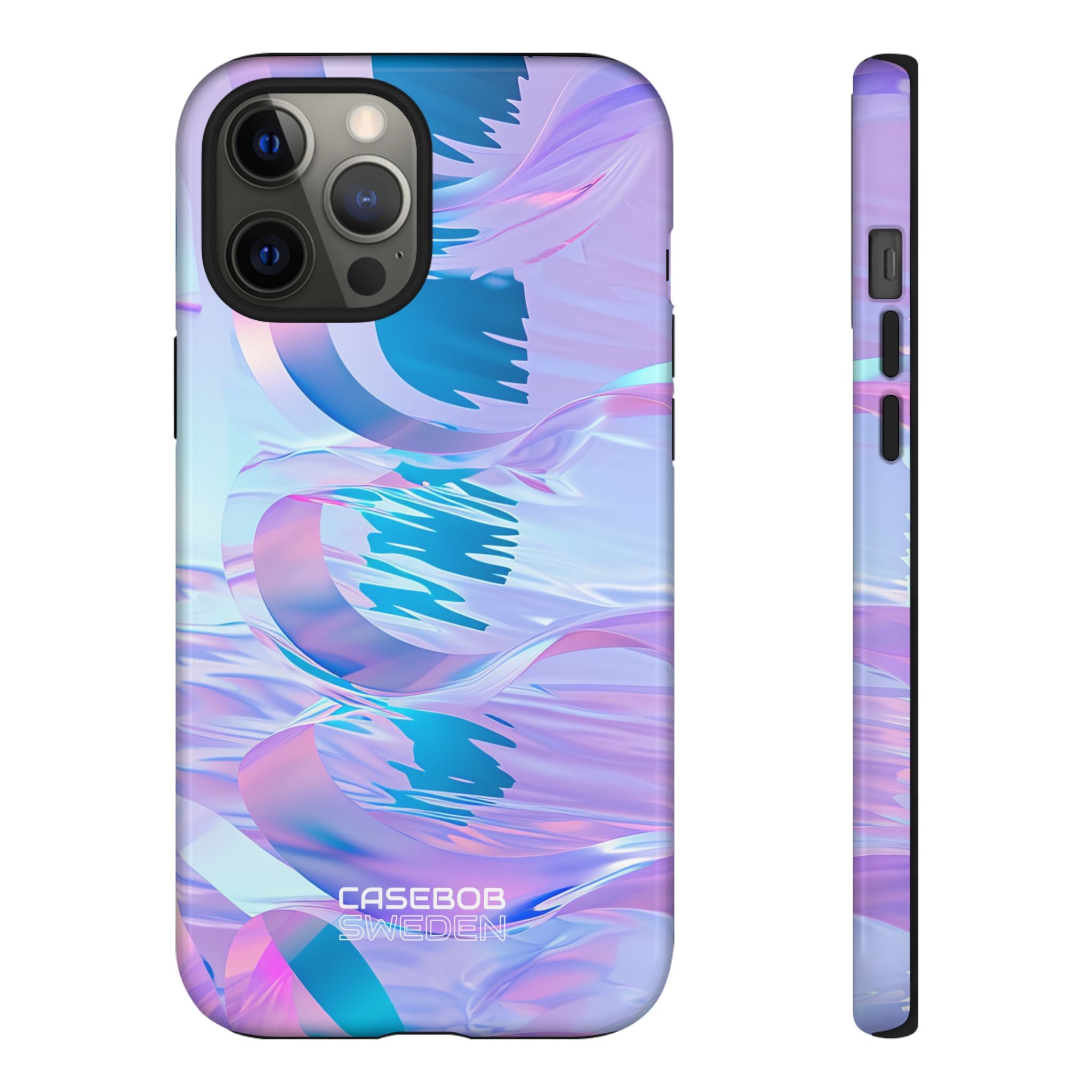 Iridescent Flowing Waves iPhone 12 - Tough