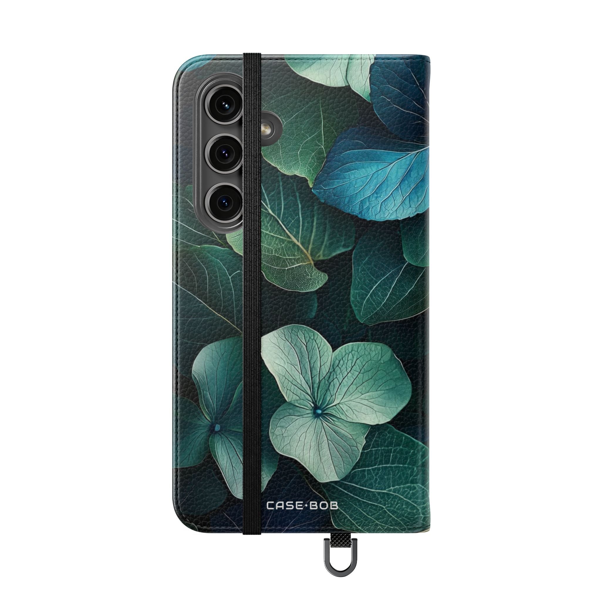 Teal Bloom - Samsung S24 Plus Case - Wallet