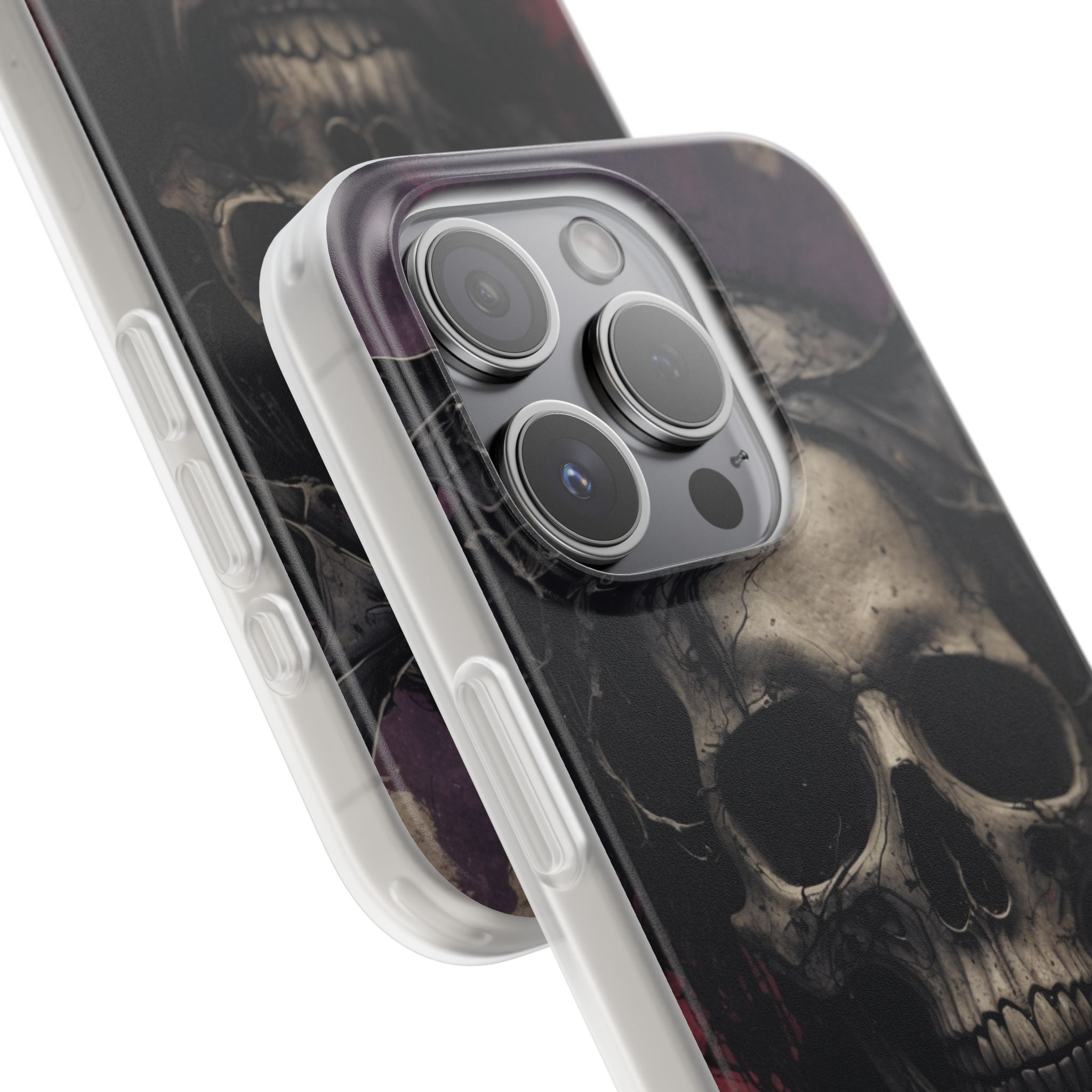 Skull Crown iPhone 15 Pro Case - Soft