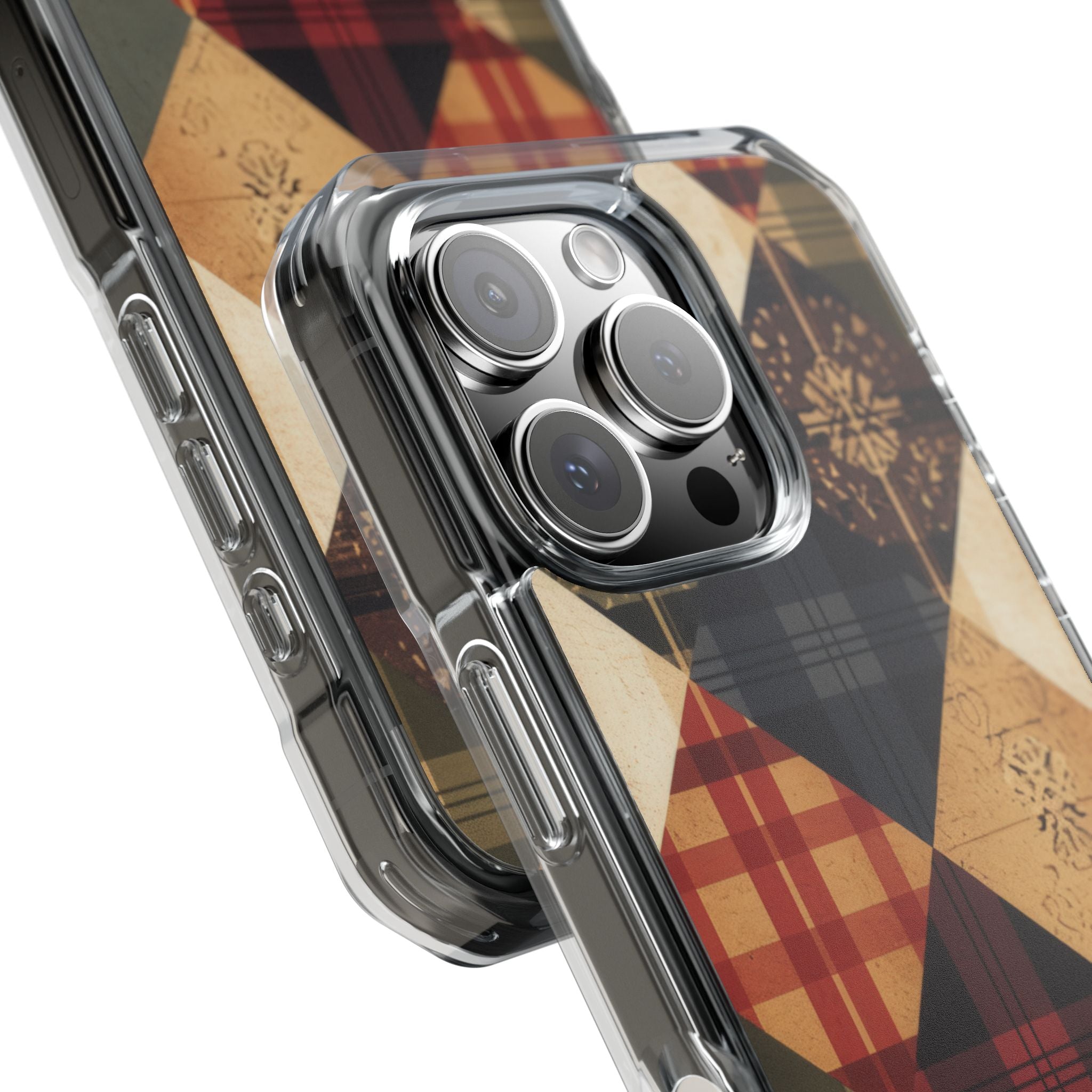 Rustic Quilt Charm iPhone 16 - Impact Clear+