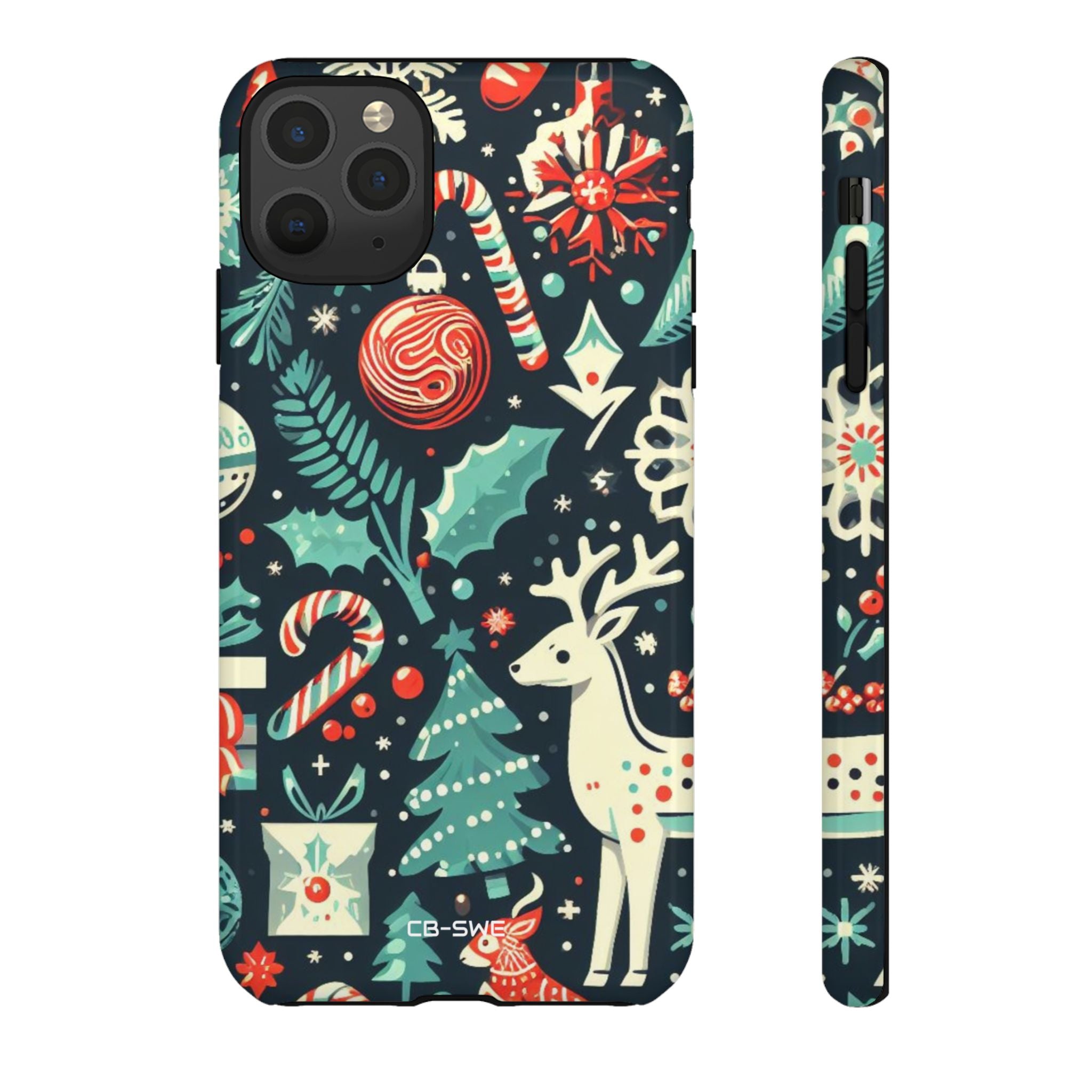 Festive Reindeer Dance - iPhone Case