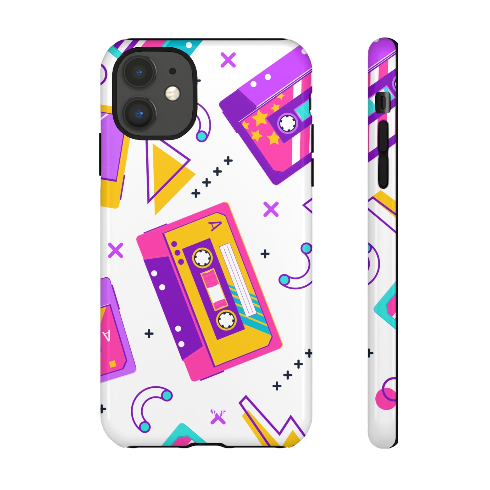 Retro Cassette Chaos - iPhone Case