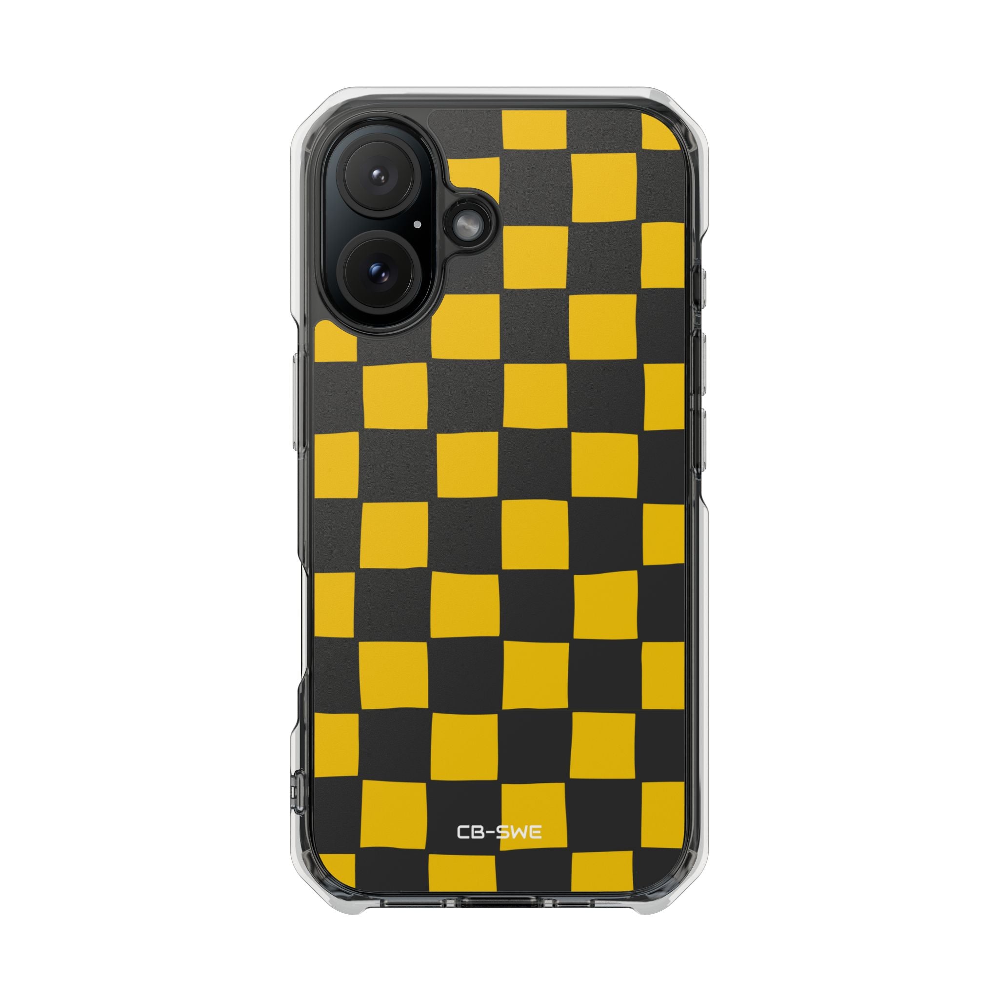 Yellow Squares Dance iPhone Case - Impact