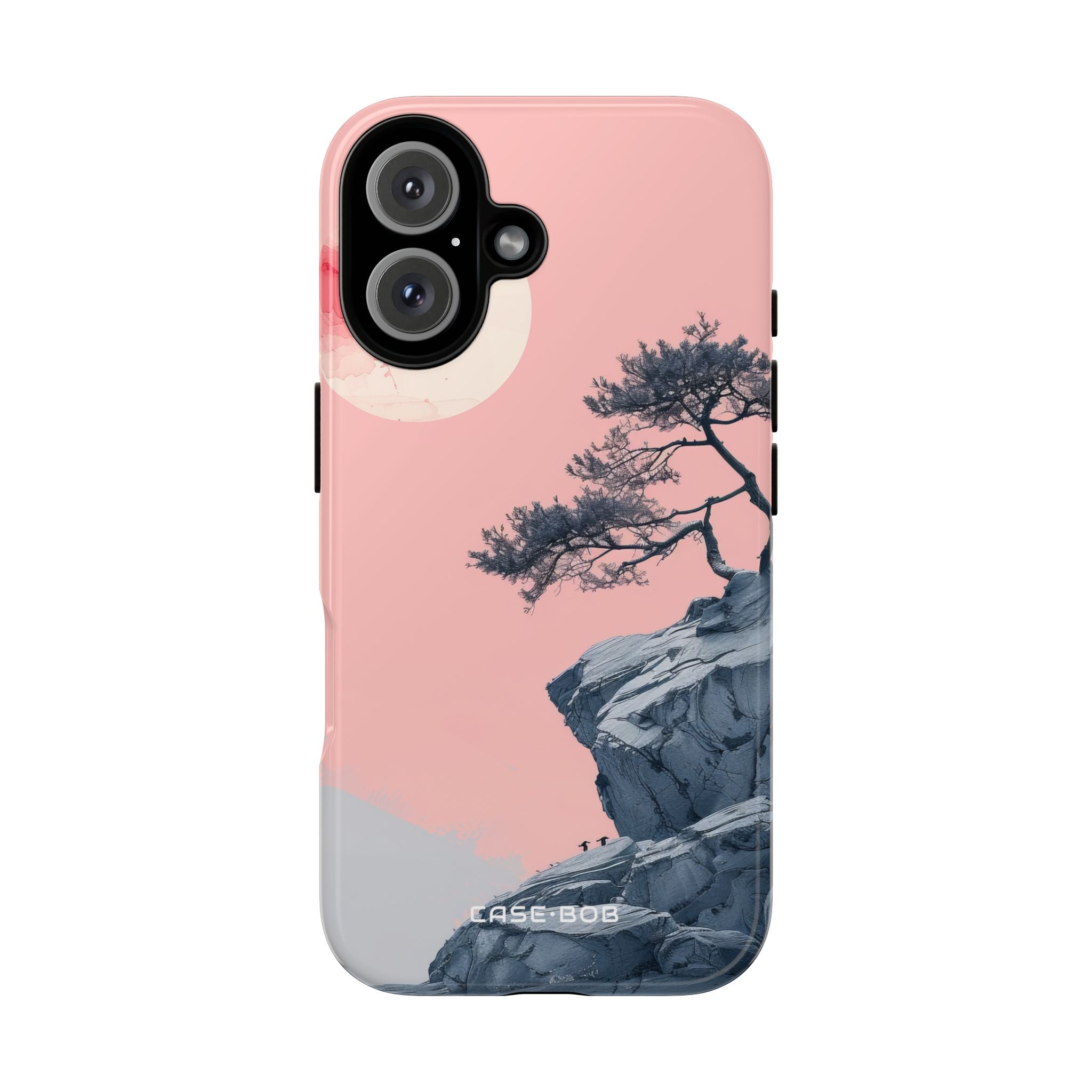 Crimson Moon Tree iPhone 16 Pro Case - Tough