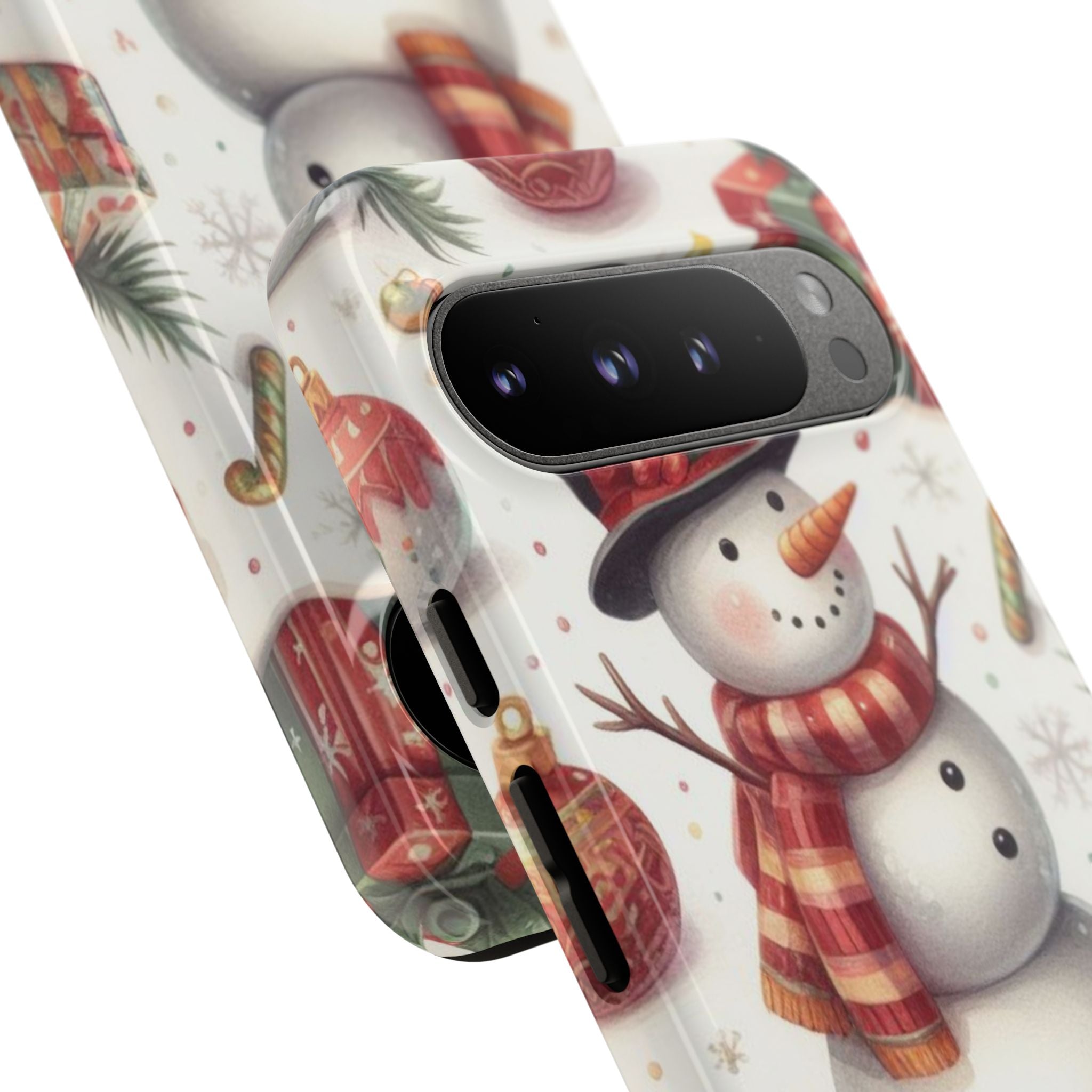 Snowman Wears Scarf - Google Pixel Case
