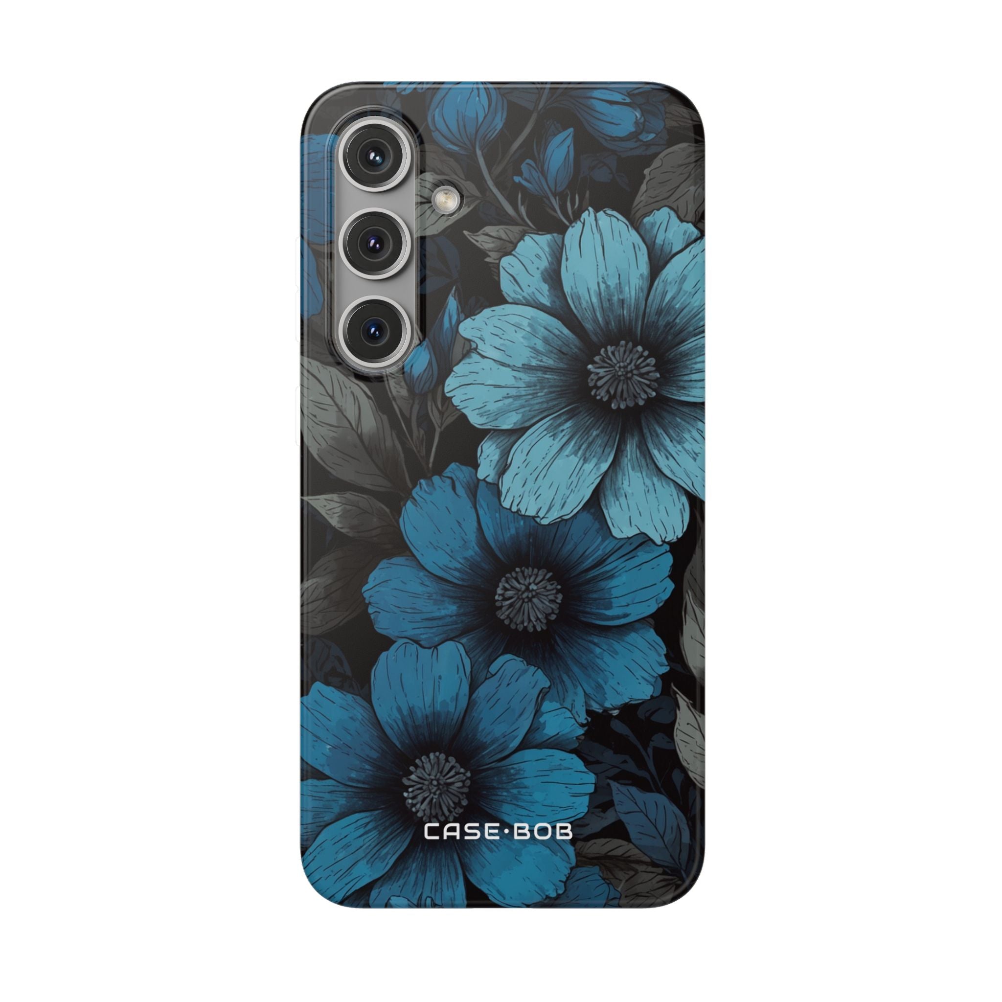 Blue Petal Radiance Samsung S24 Plus Case - Soft