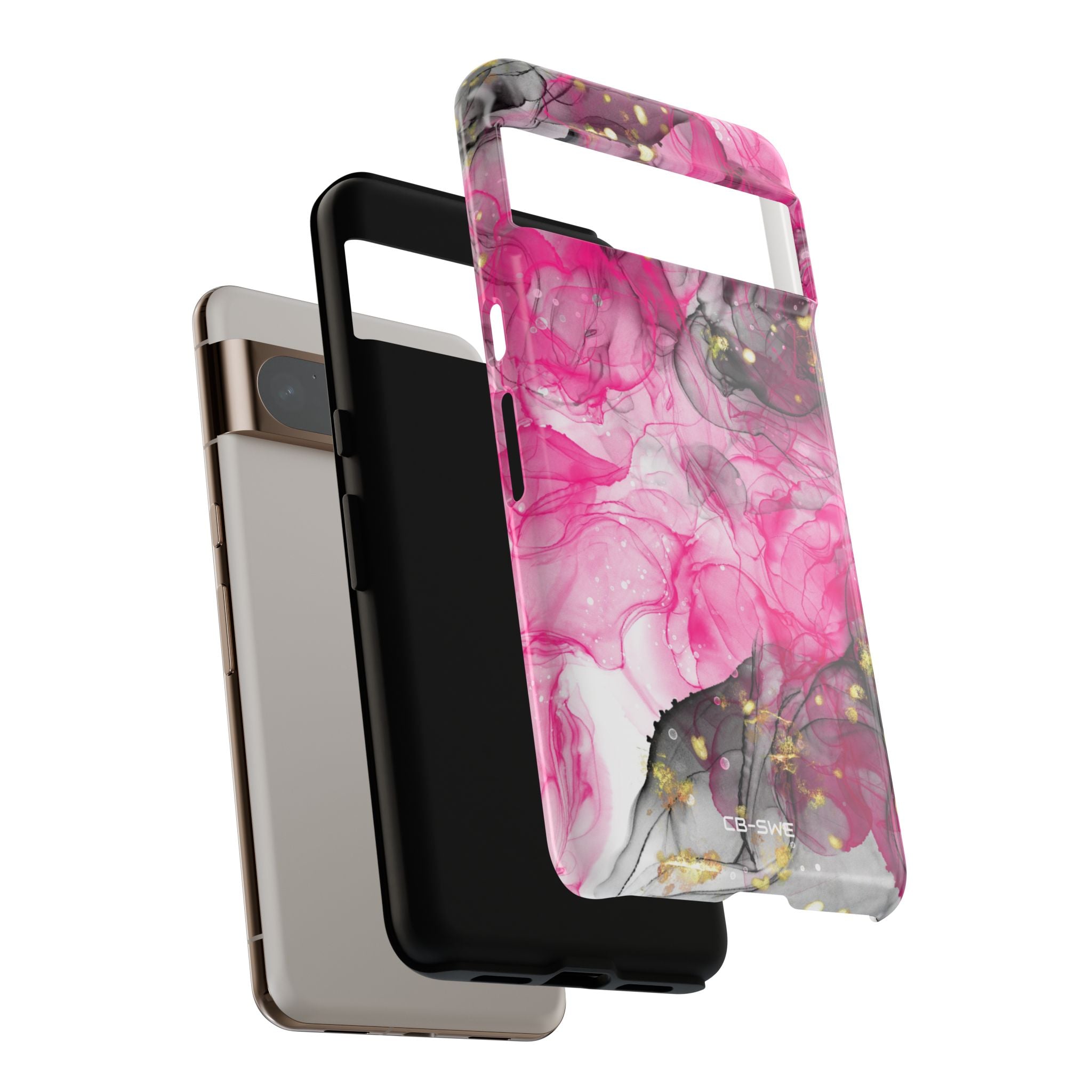 Vibrant Pink Swirls - Google Pixel Case