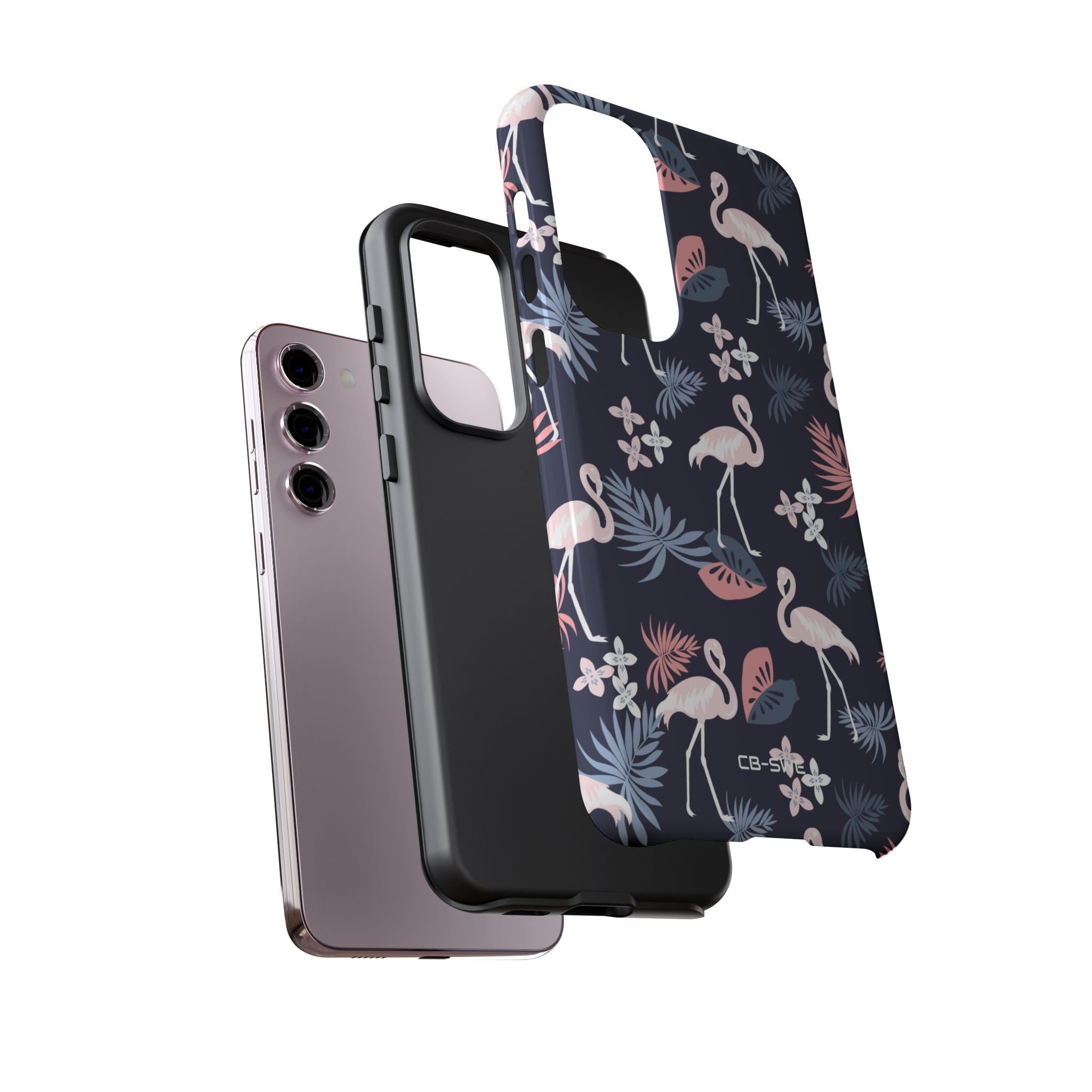Flamingos Dance Playfully - Samsung Case