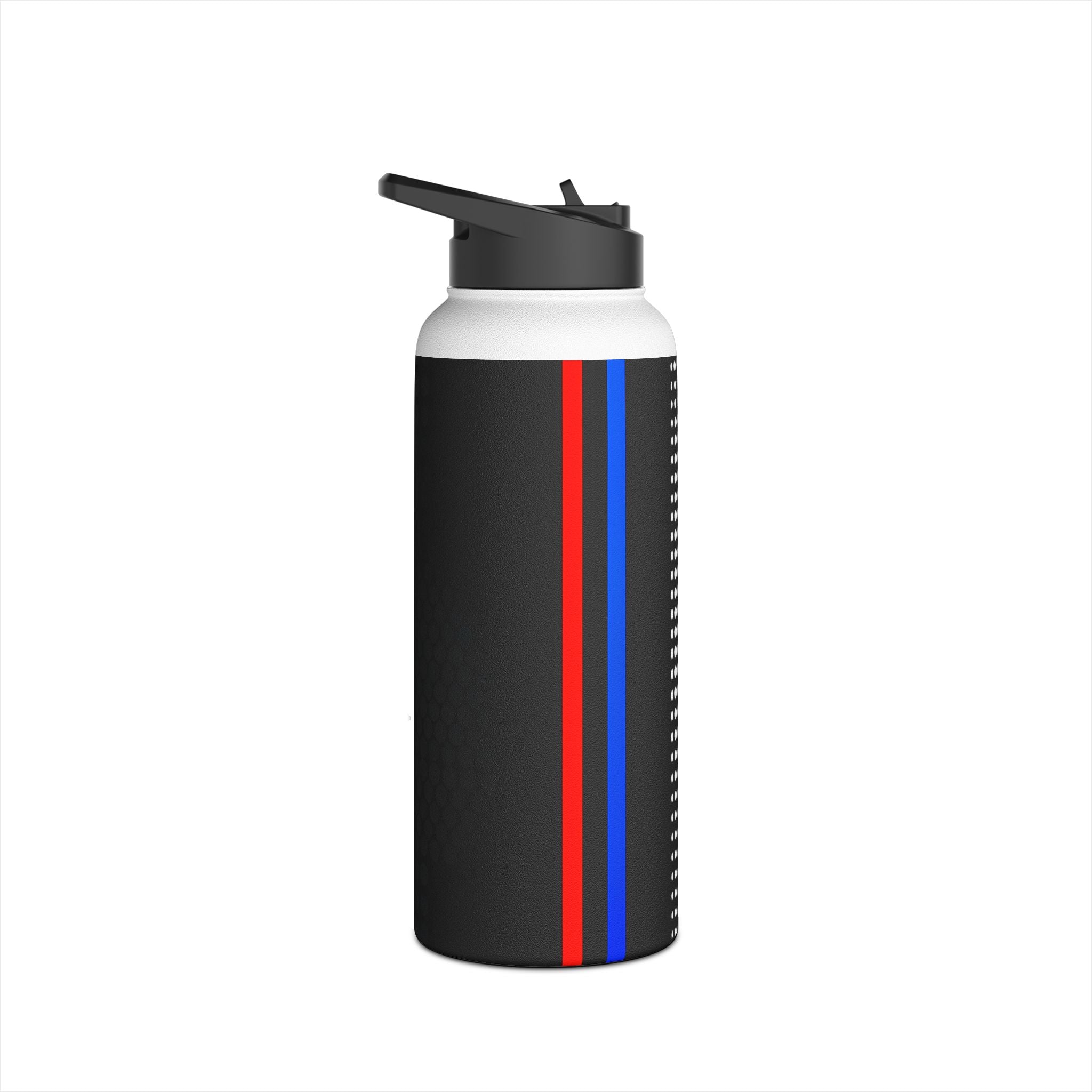 Tapered Dot Columns - Stainless Steel Water Bottle