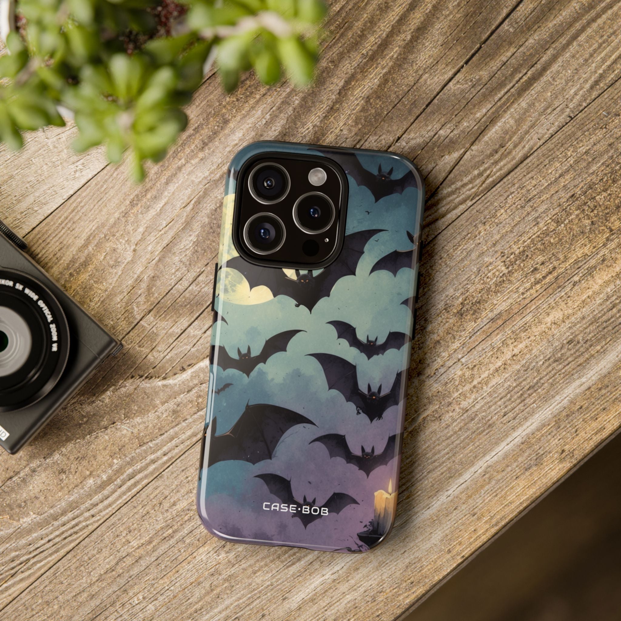 Glowing Eyes Bats iPhone 16 Pro Case - Tough