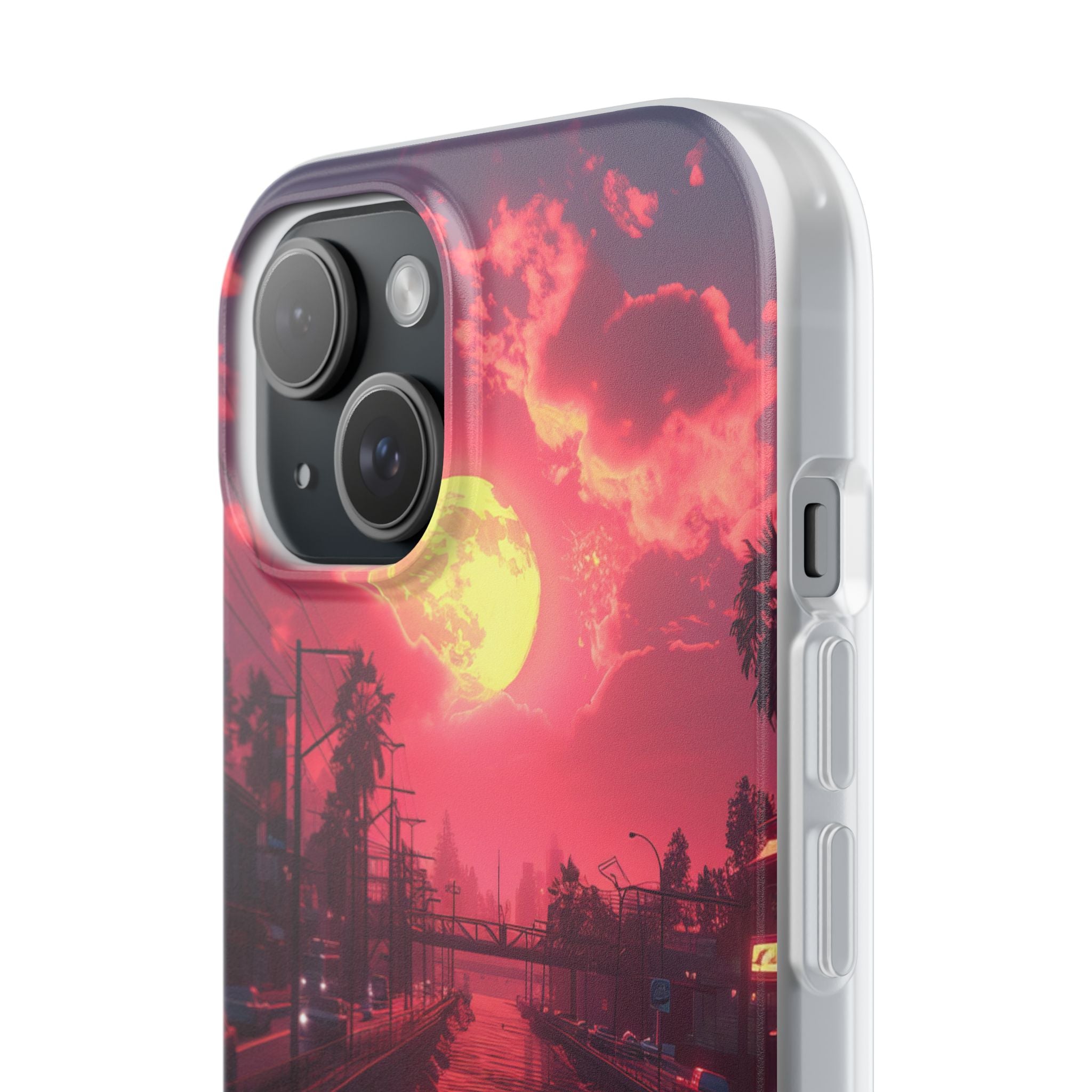 Luminous Moonlight iPhone 15 Case - Soft