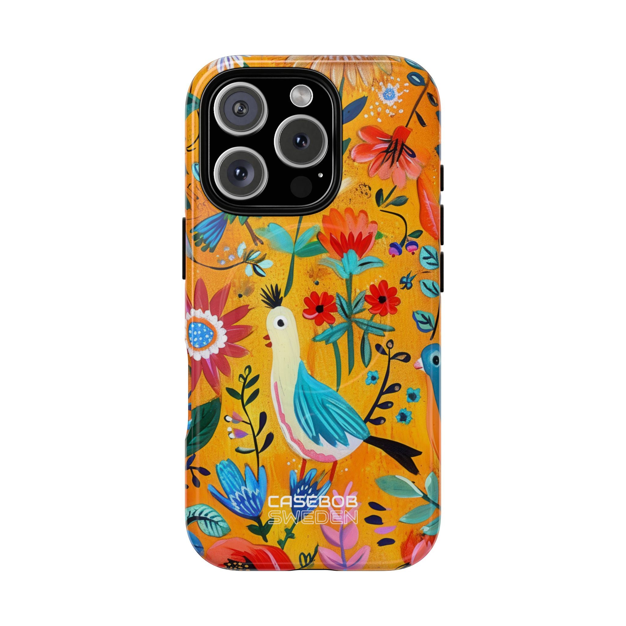 Whimsical Birds Garden iPhone 16 - Tough+