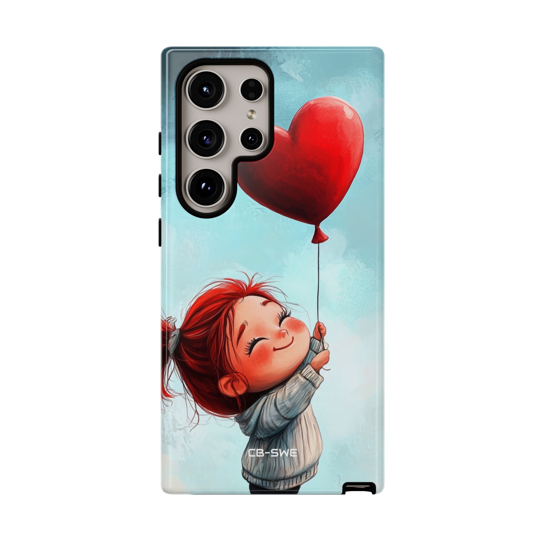 Joyful Girl Flies - Samsung Case