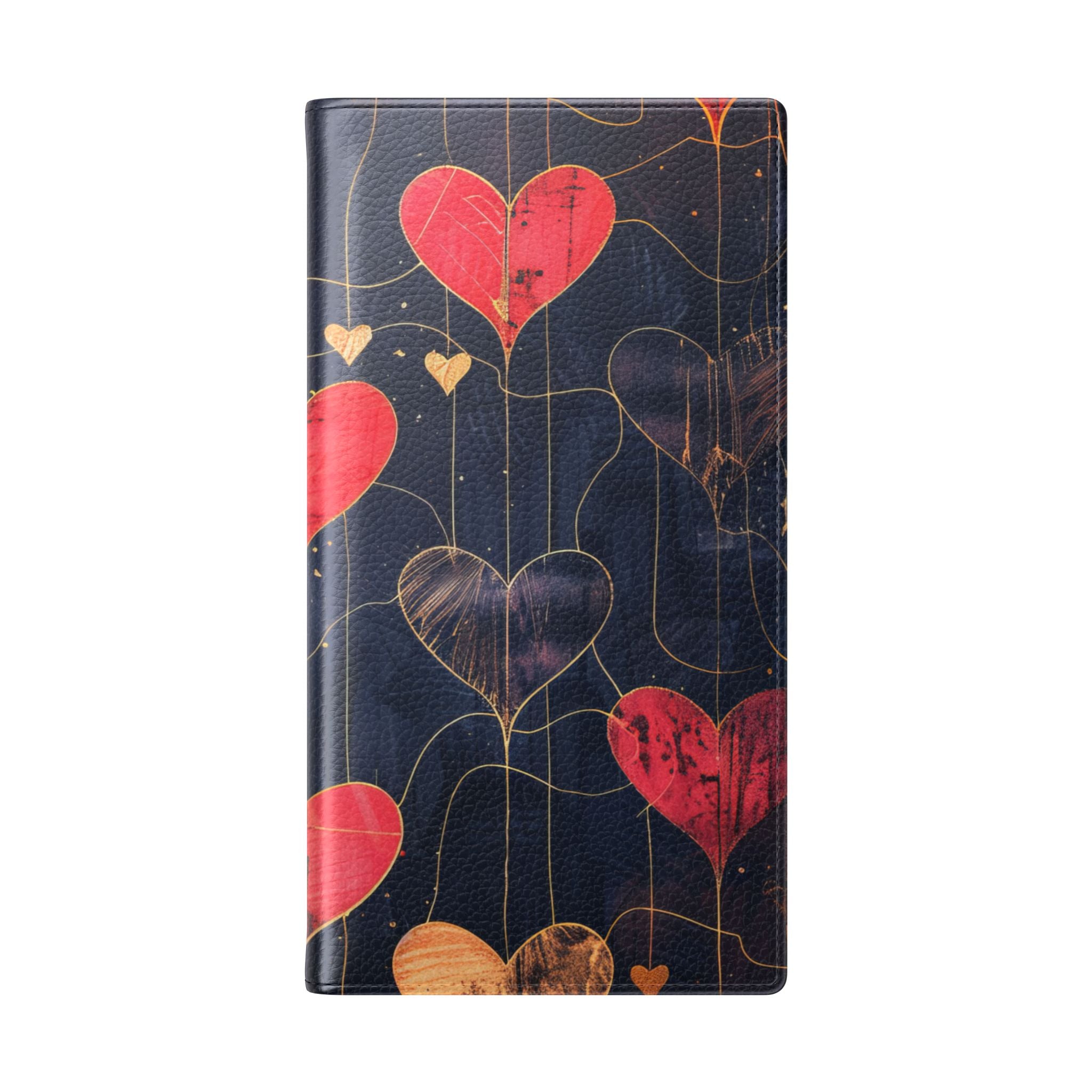 Textured Heart Grid - Samsung S23 Ultra Case - Wallet