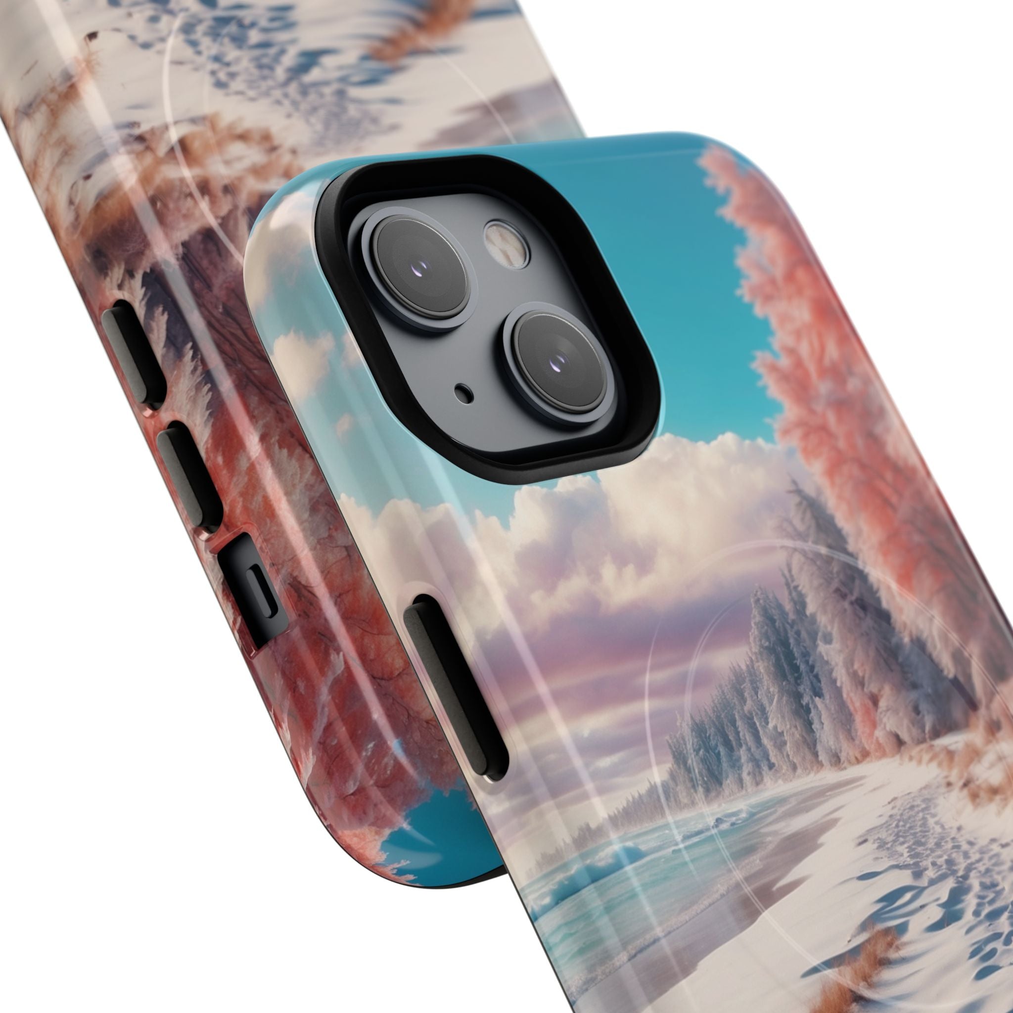 Snowy Footprints iPhone 14 Case - Tough+