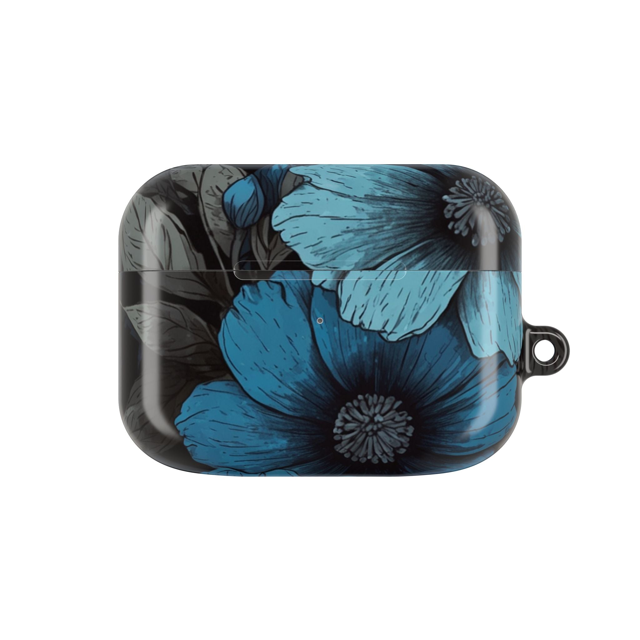 Blå Petal Bloom - AirPods Cover