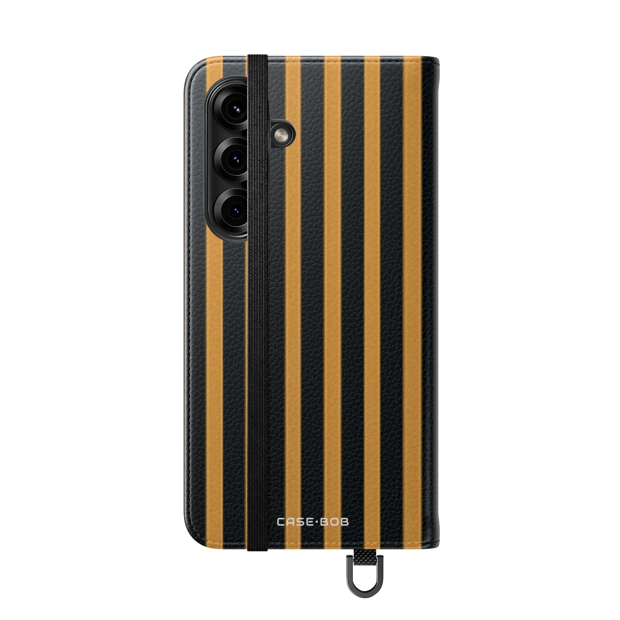 Golden Stripes - Samsung S25 Case - Wallet