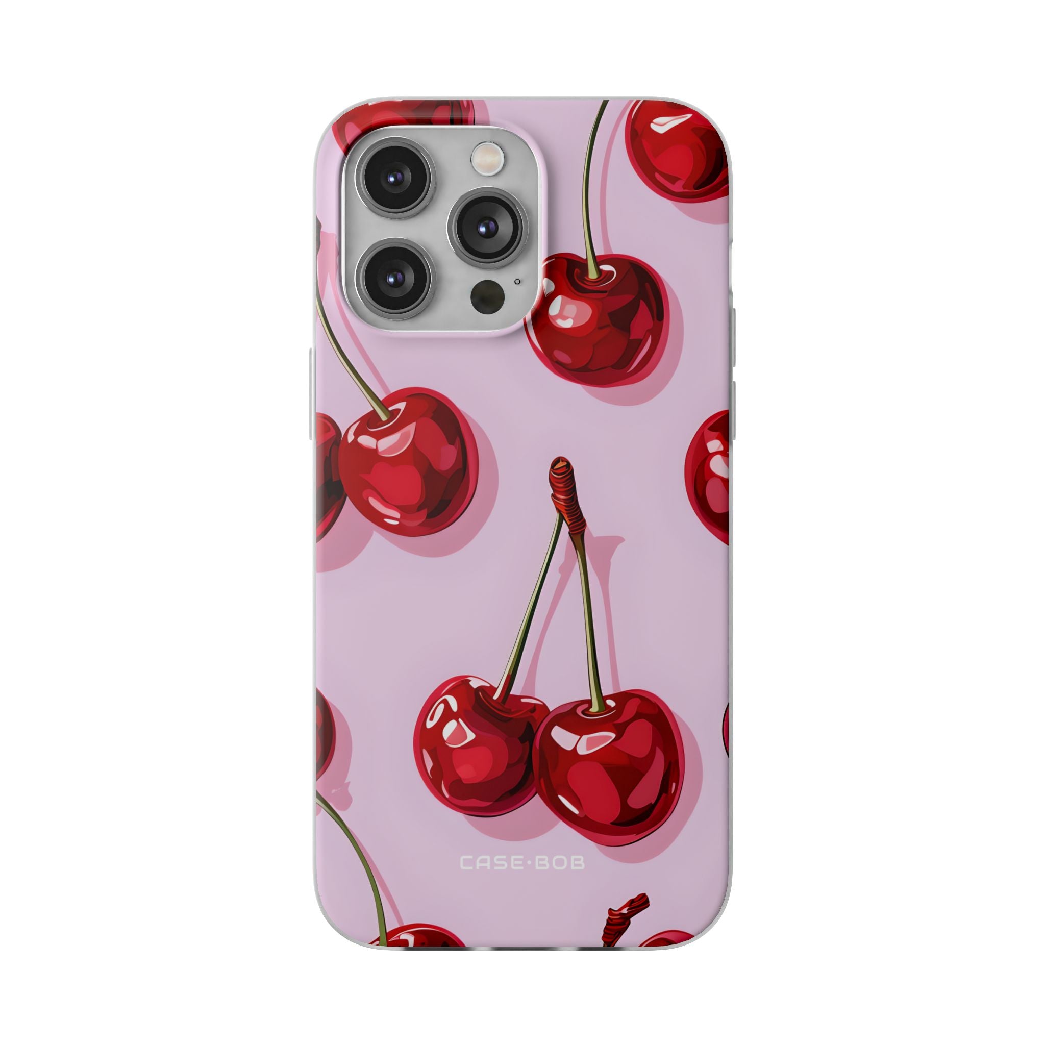 Glossy Cherry Burst iPhone 14 Pro Max Case - Soft