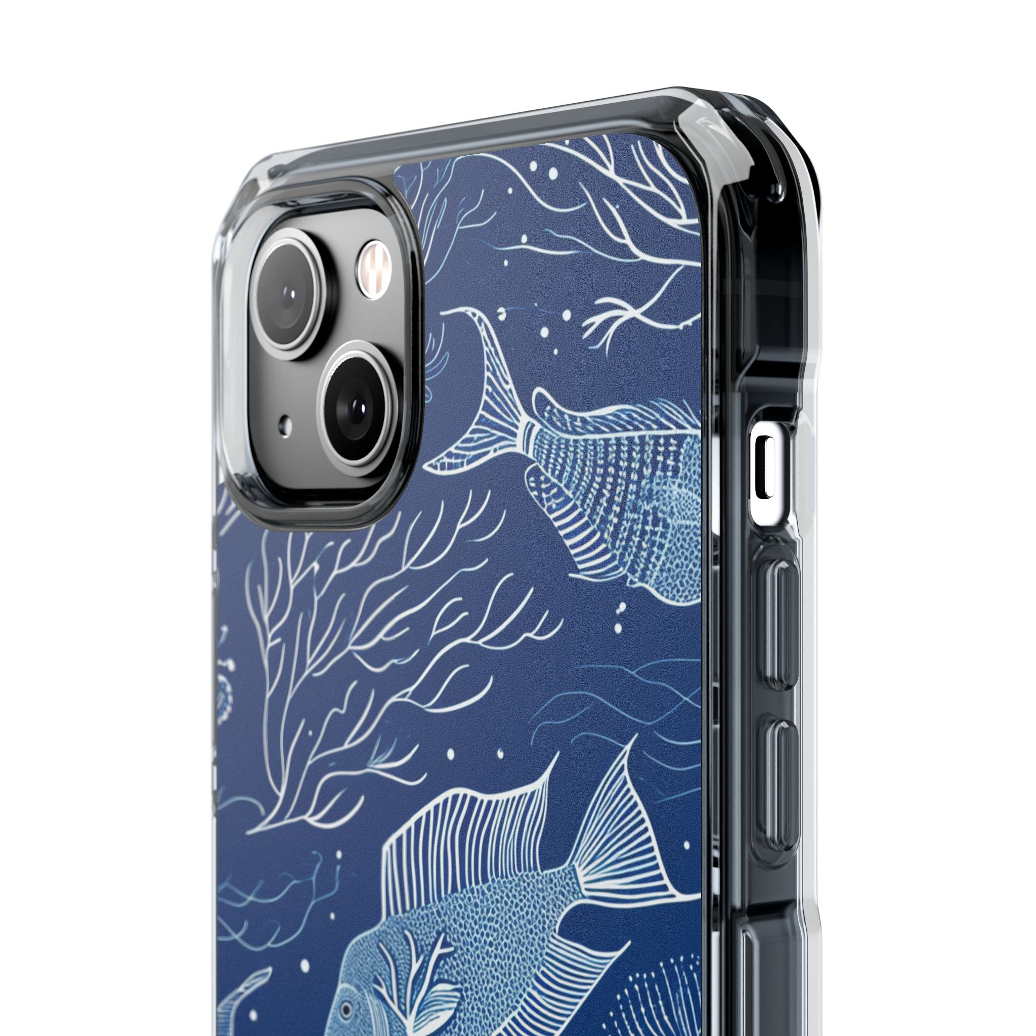 Blue Coral Garden iPhone 14 - Impact Clear+