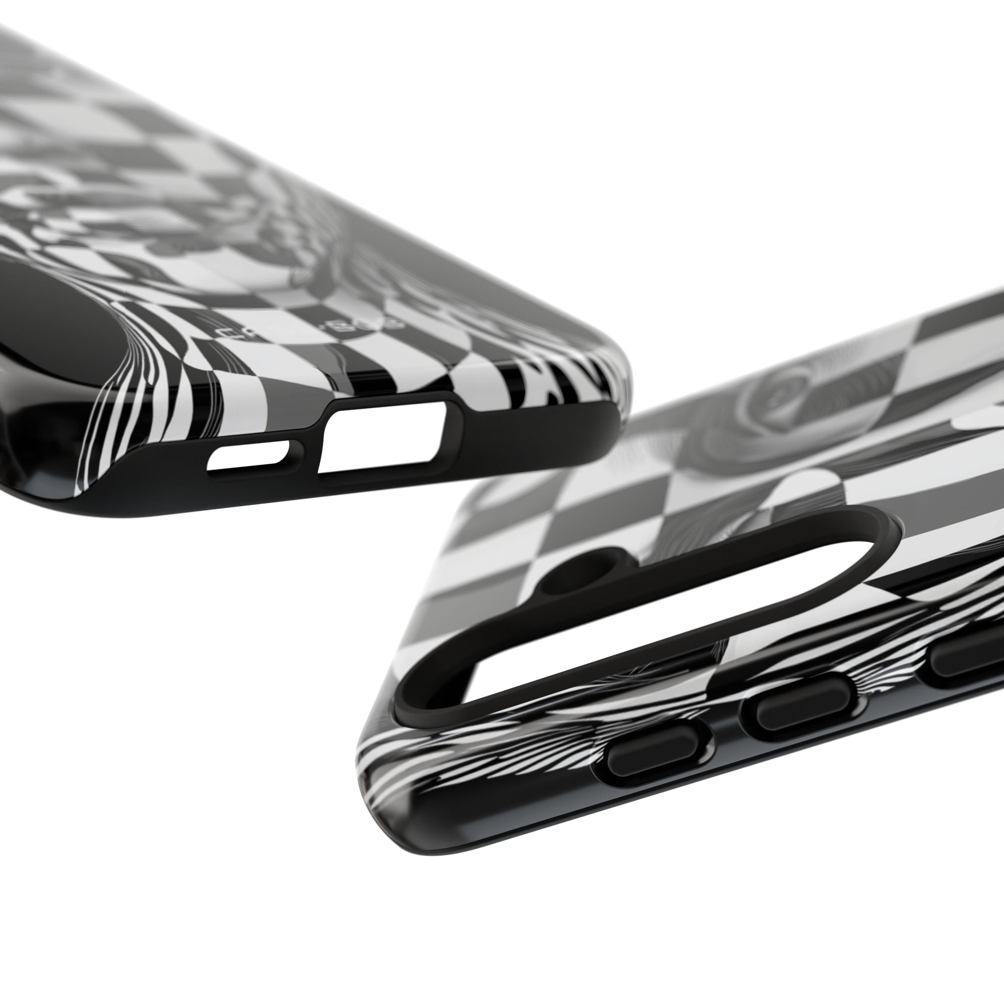 Checkered Face Samsung S24 Case - Tough