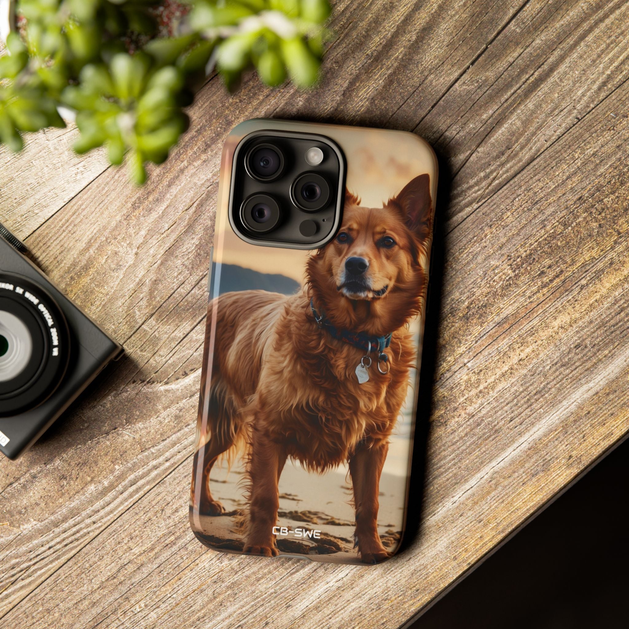 Golden Dog Plays - iPhone Case