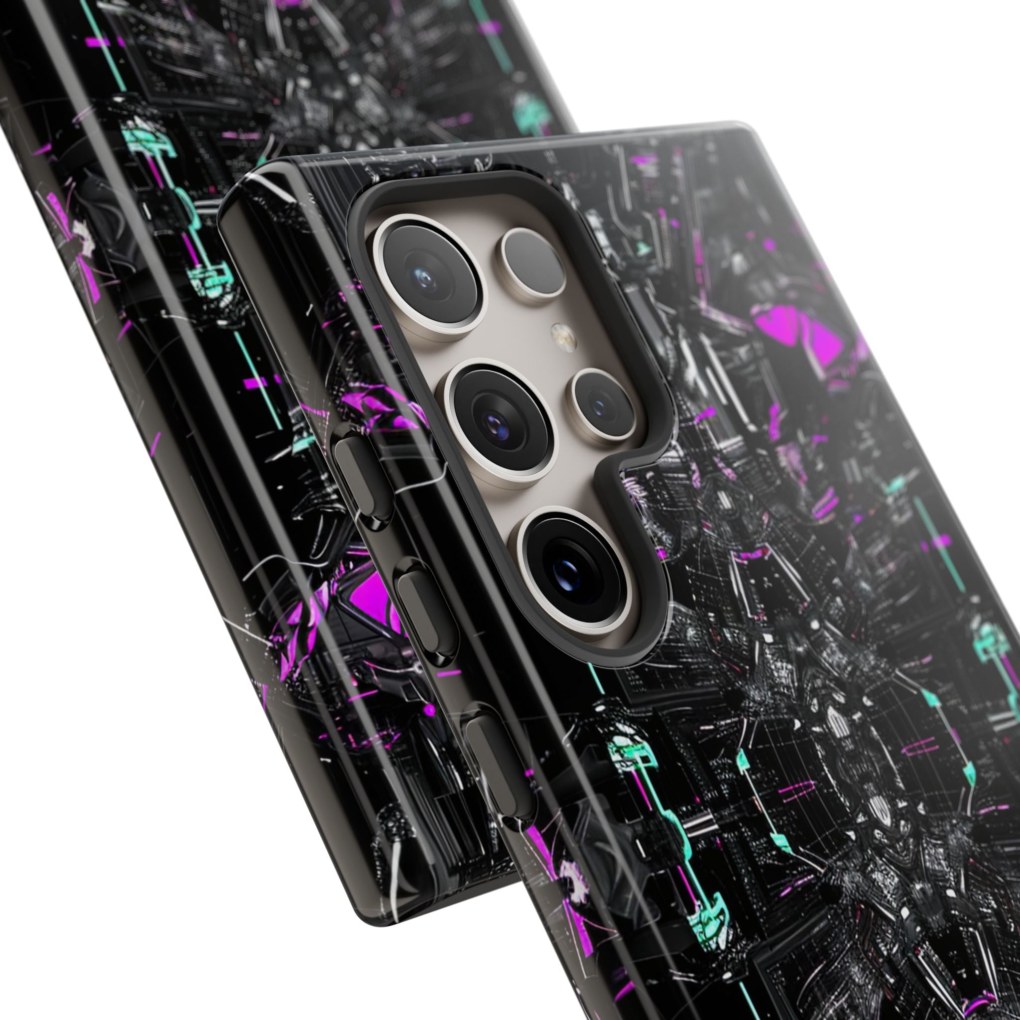 Cybernetic Neon Nexus Samsung S24 - Resistente