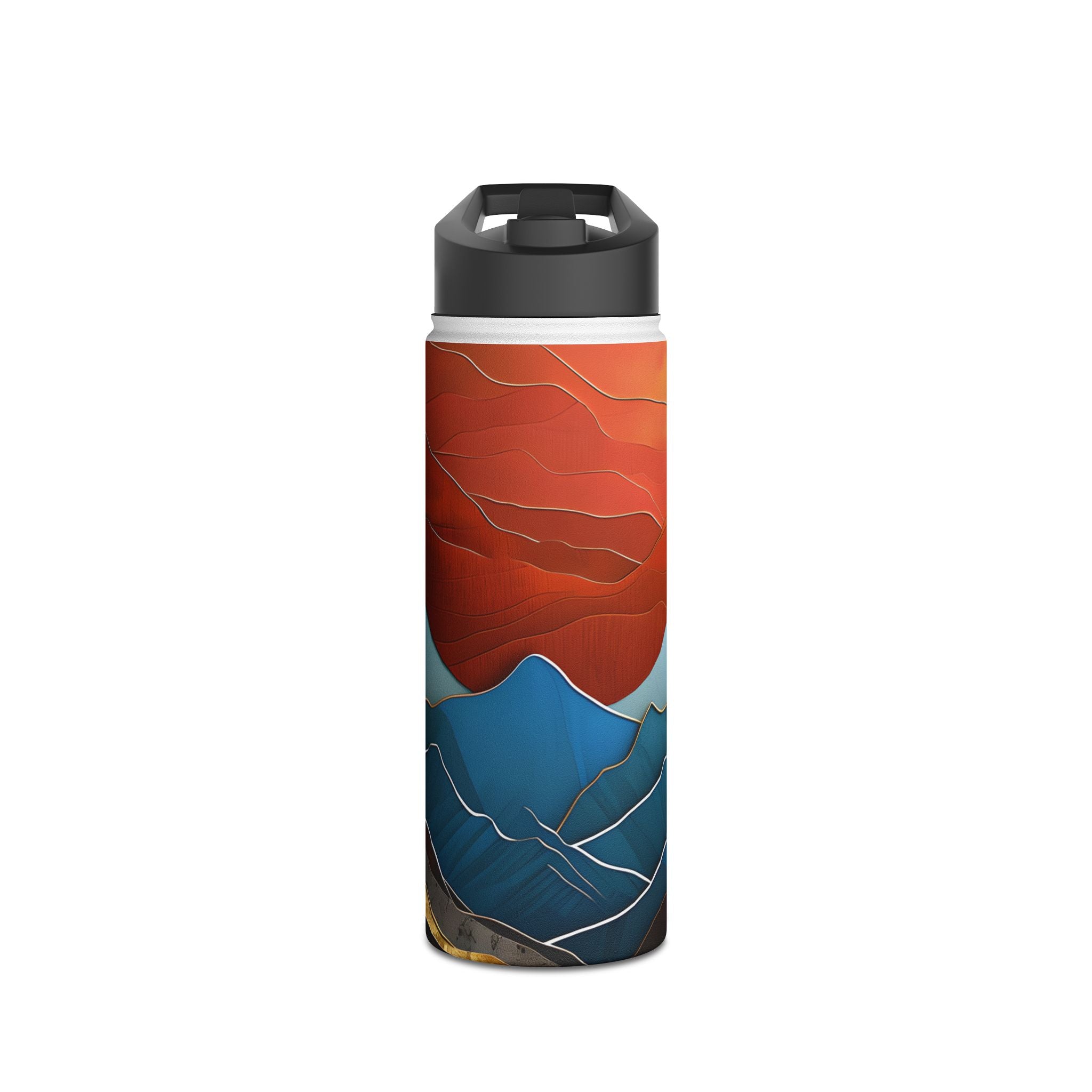 Solar Flame - Stainless Steel Water Bottle