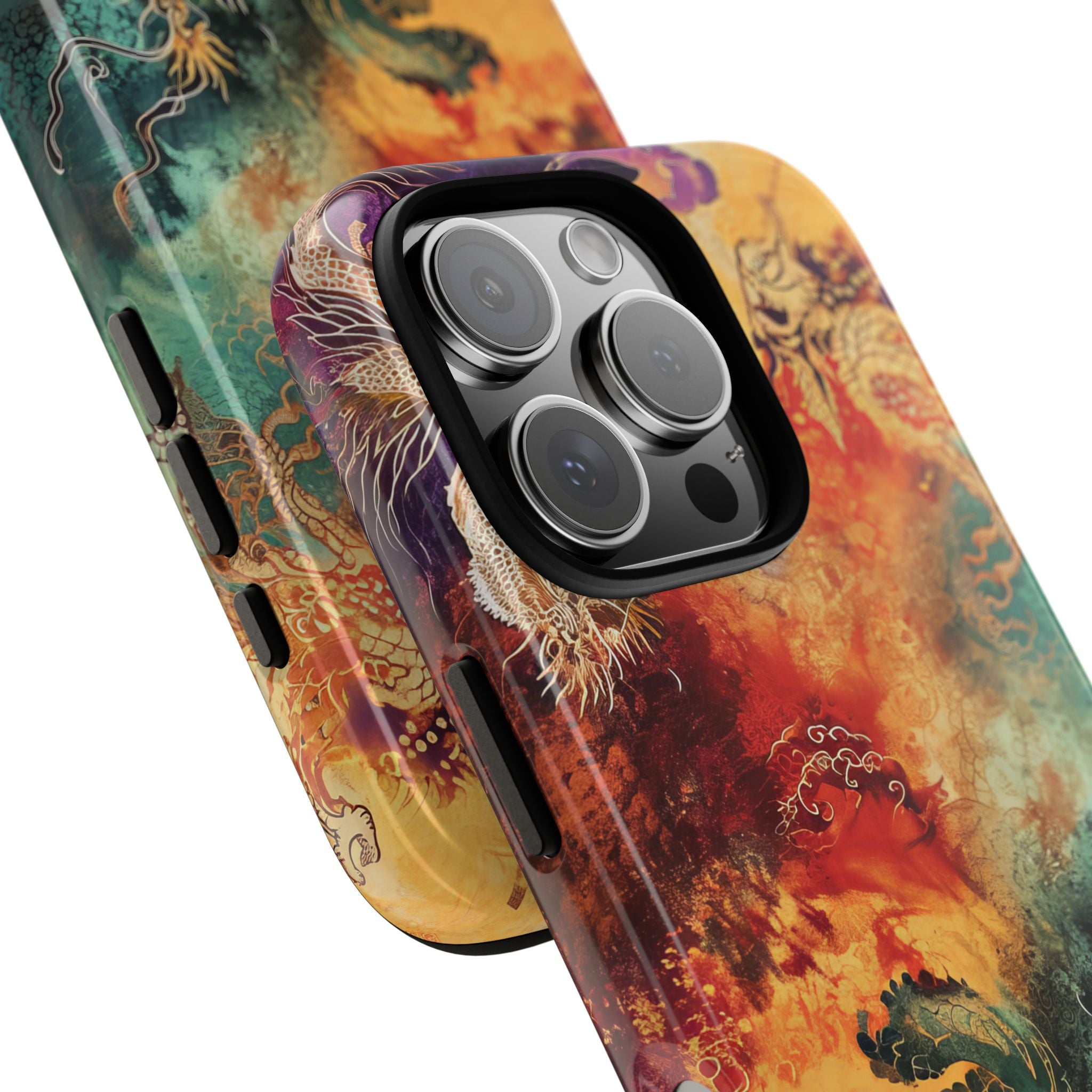 Golden Dragons iPhone 16 Pro Case - Tough