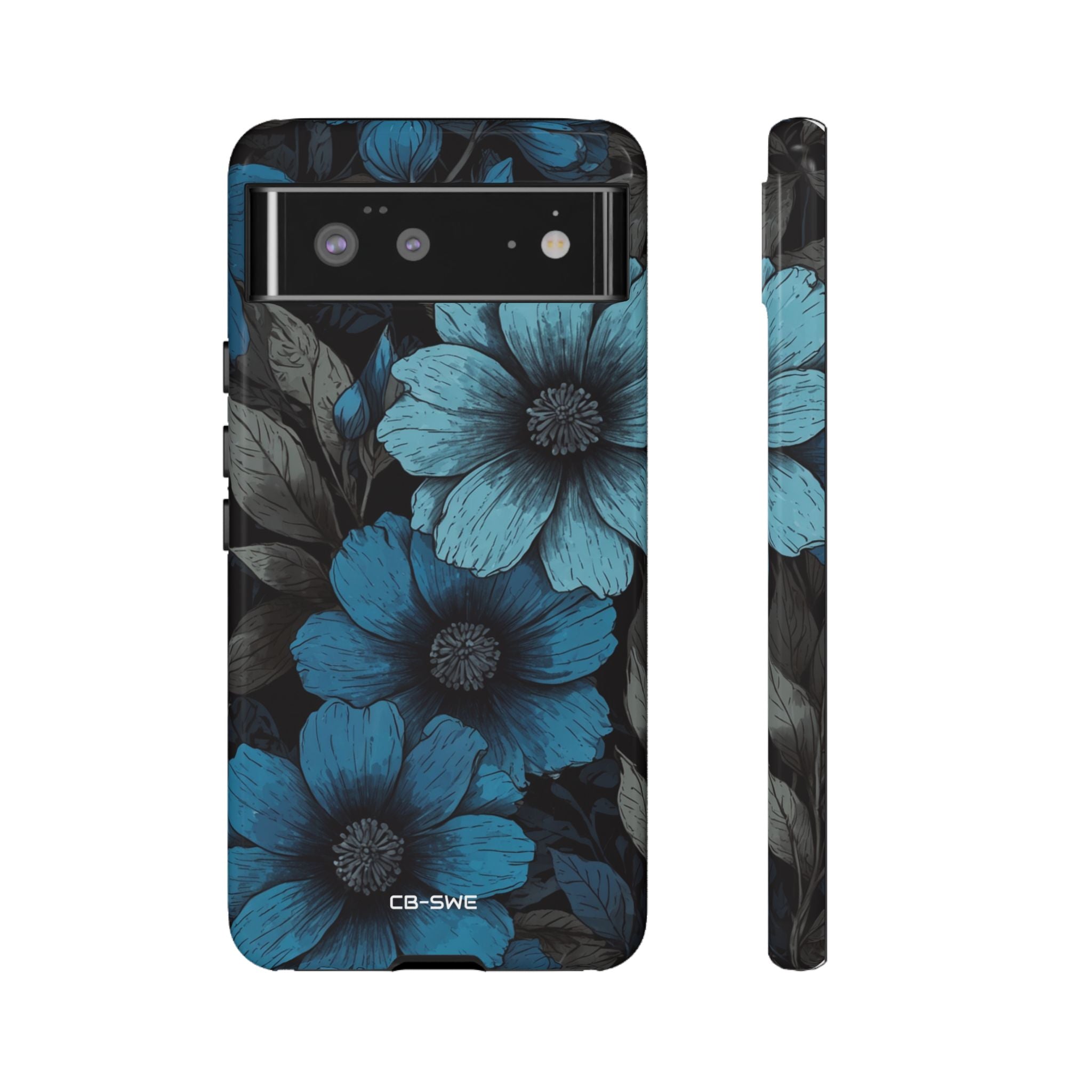 Blue Blooms Shine - Google Pixel Case