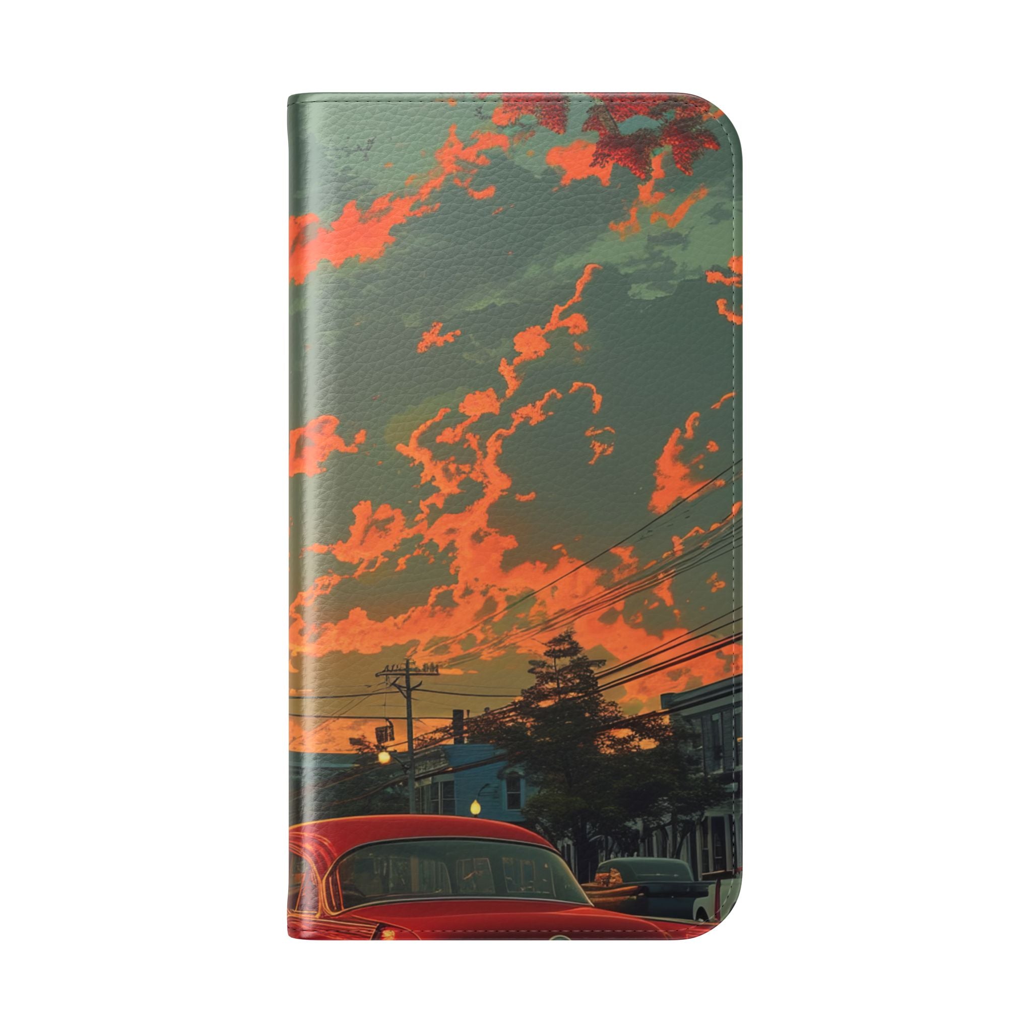 Crimson Classic Glow - iPhone 16 Plus -kotelo - Lompakko